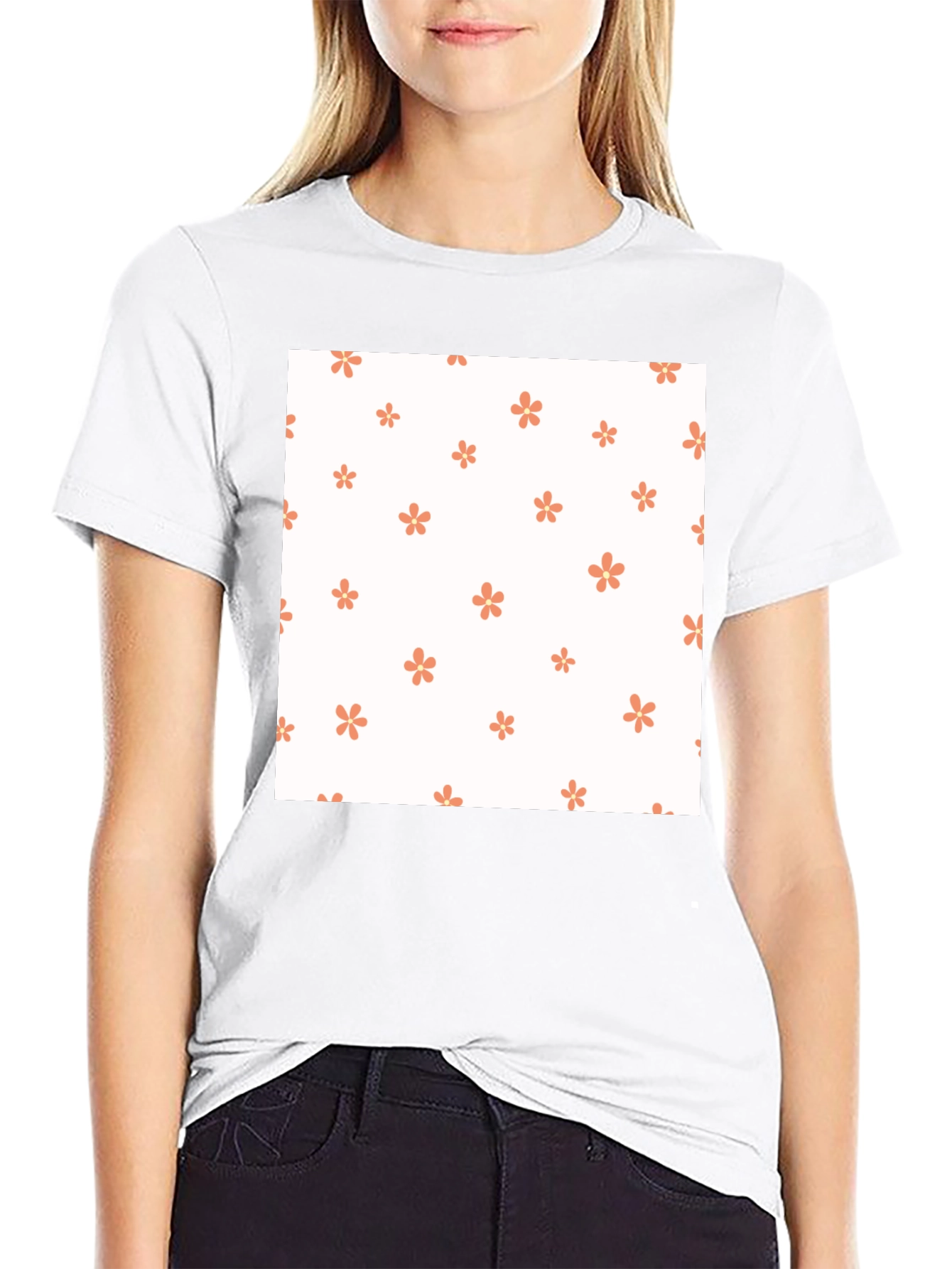 Floral Print T-Shirt - Casual Comfort