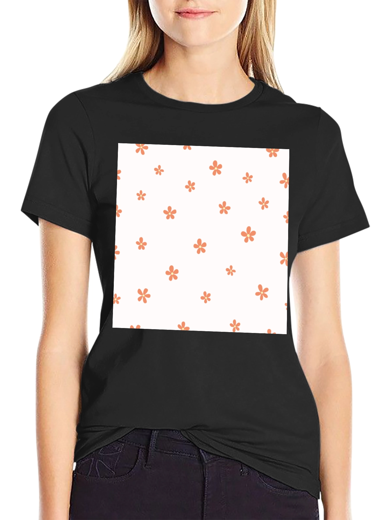 Floral Print T-Shirt - Casual Comfort