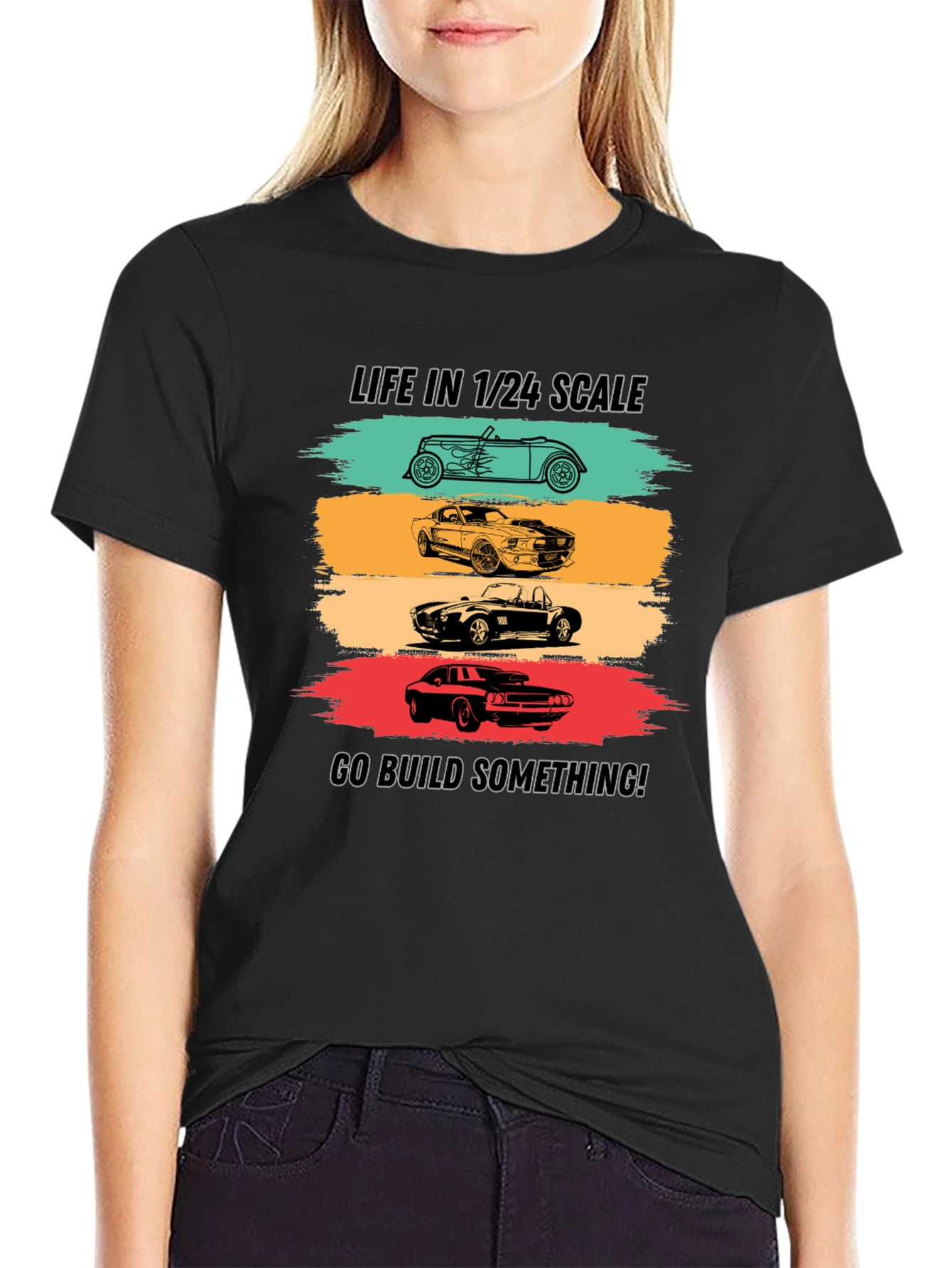 Life in 1/24 Scale Car Enthusiast T-Shirt