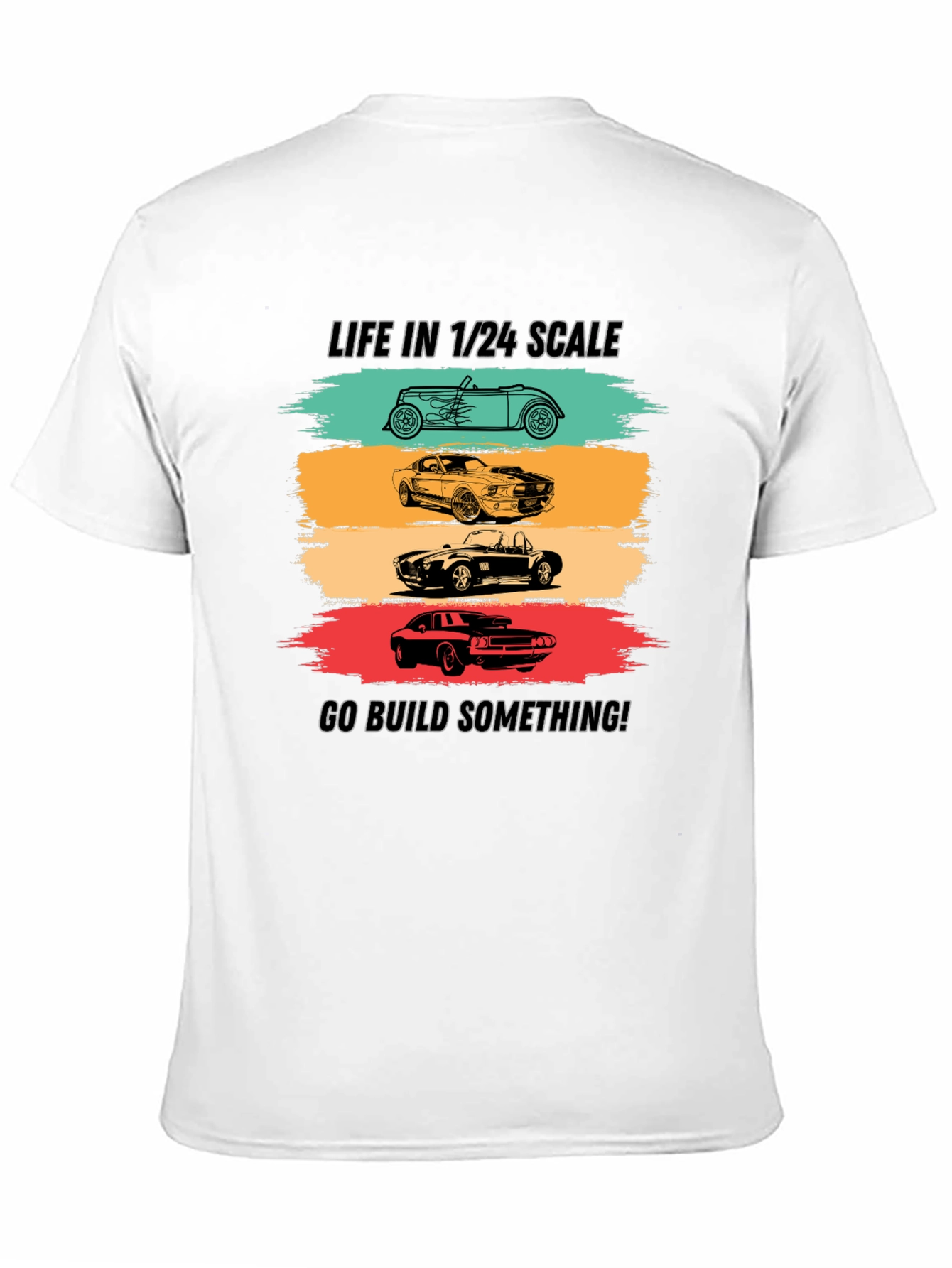 Life in 1/24 Scale Car Enthusiast T-Shirt