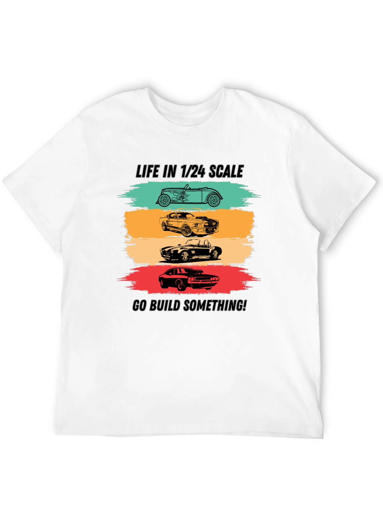 Life in 1/24 Scale Car Enthusiast T-Shirt