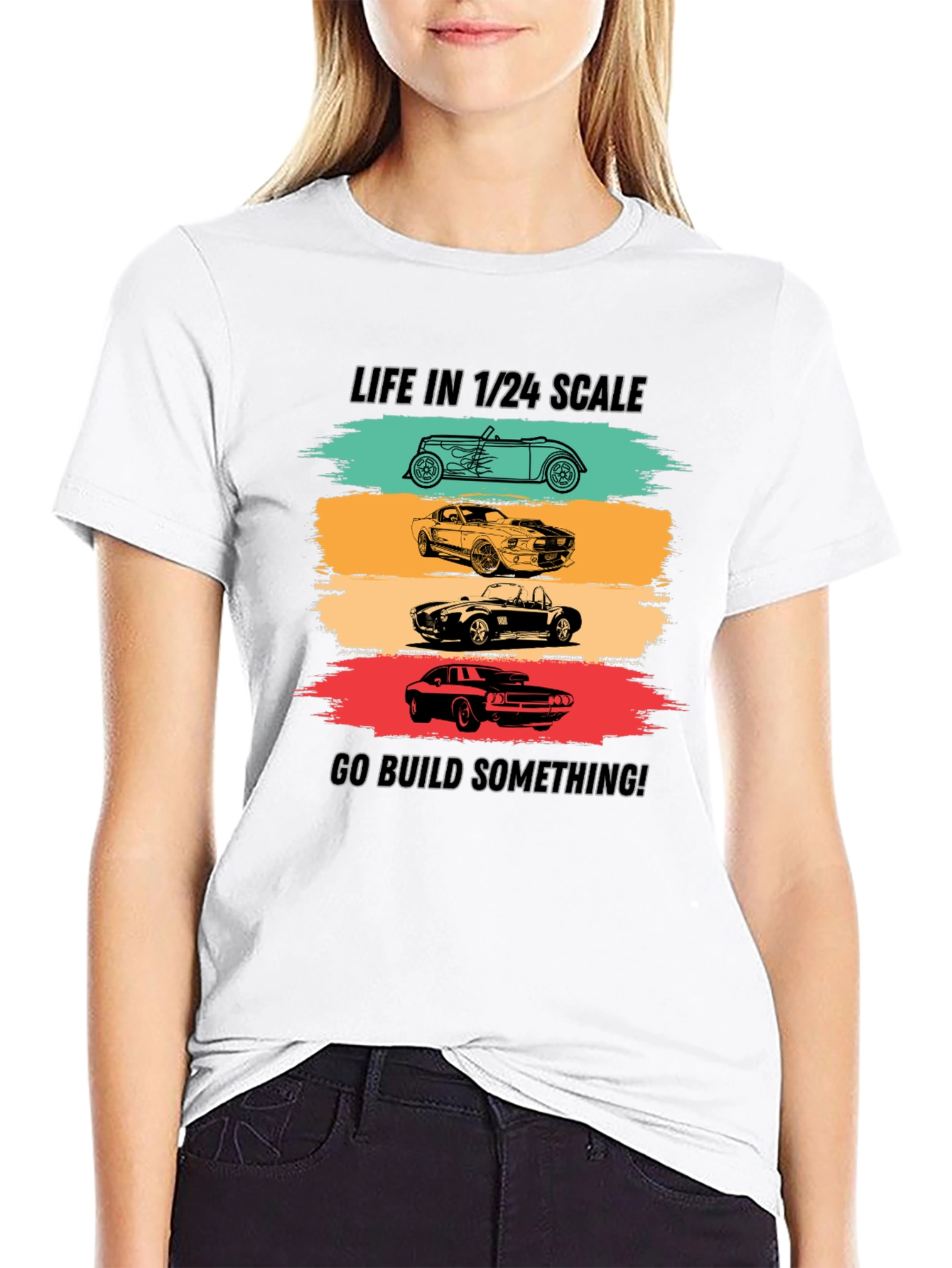 Life in 1/24 Scale Car Enthusiast T-Shirt