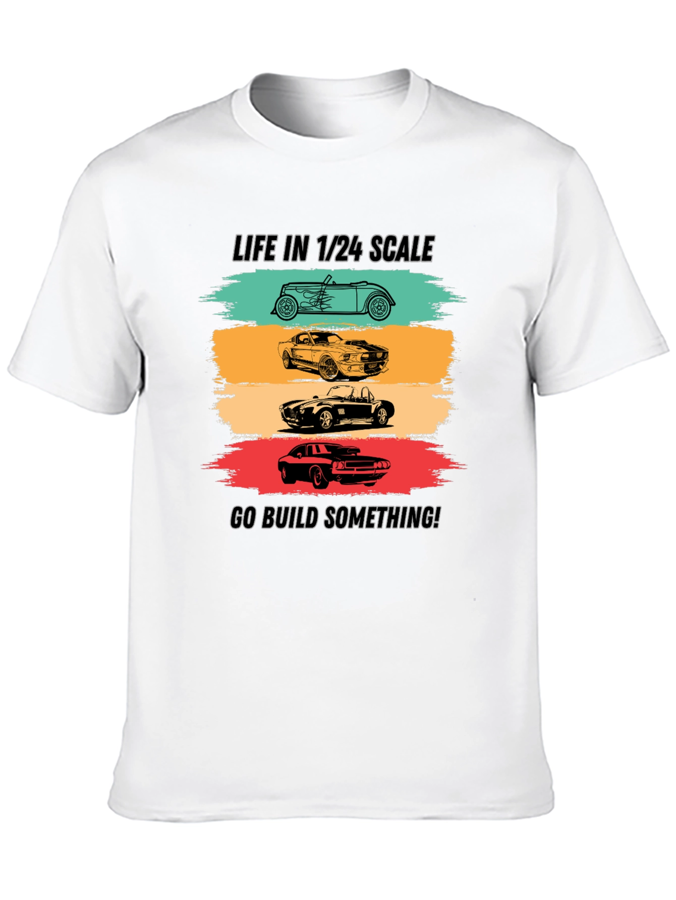 Life in 1/24 Scale Car Enthusiast T-Shirt