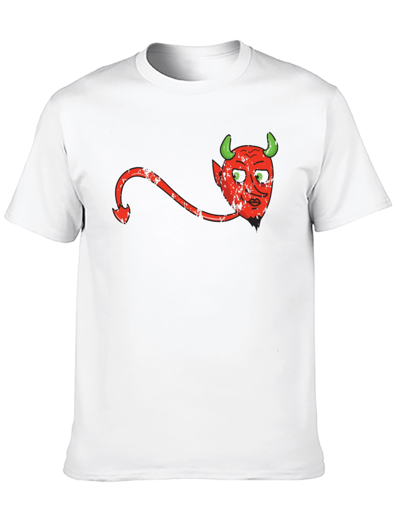 Devil Graphic Print Black T-Shirt