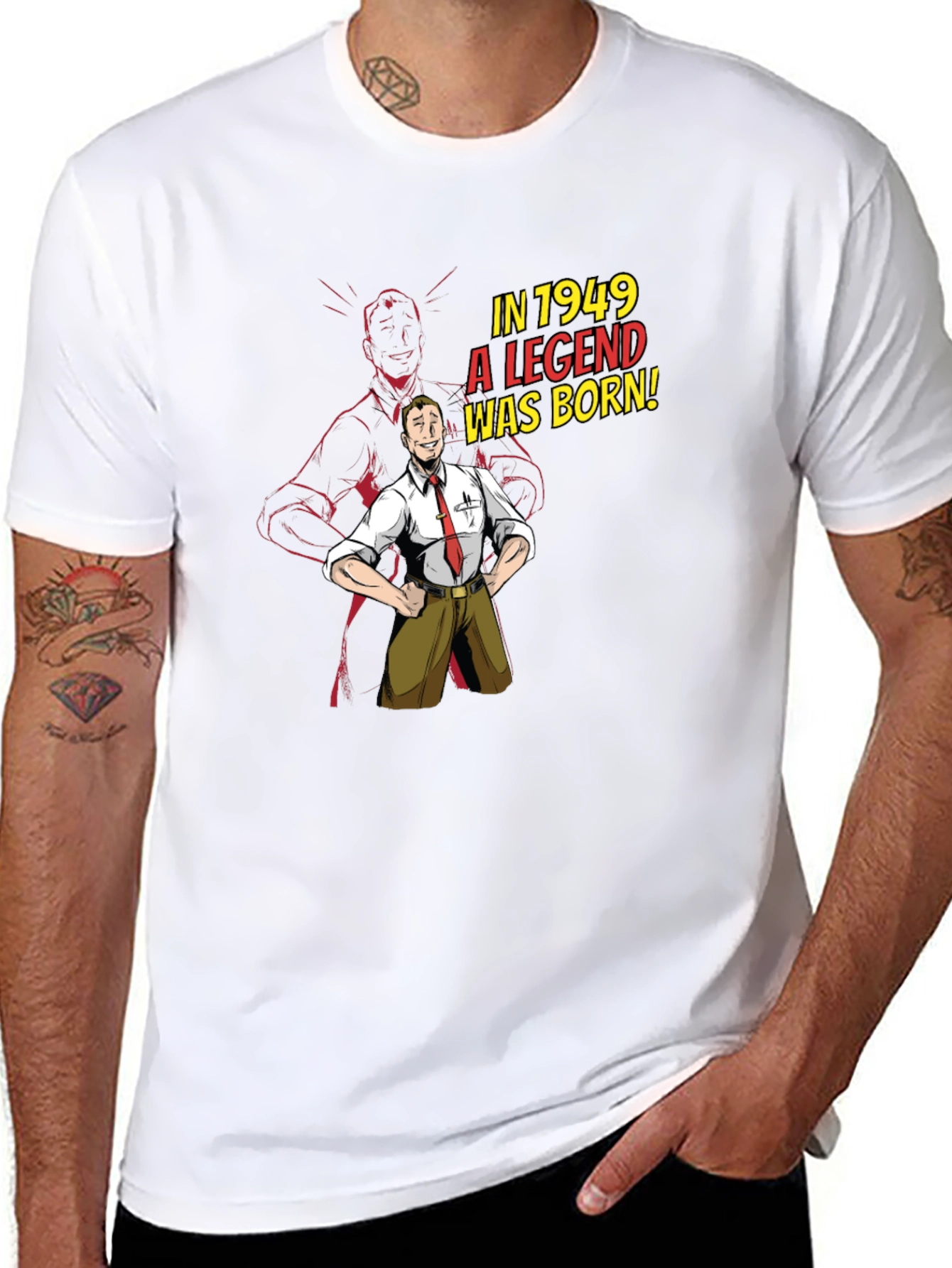 Legend Born in 1949 Graphic T-Shirt