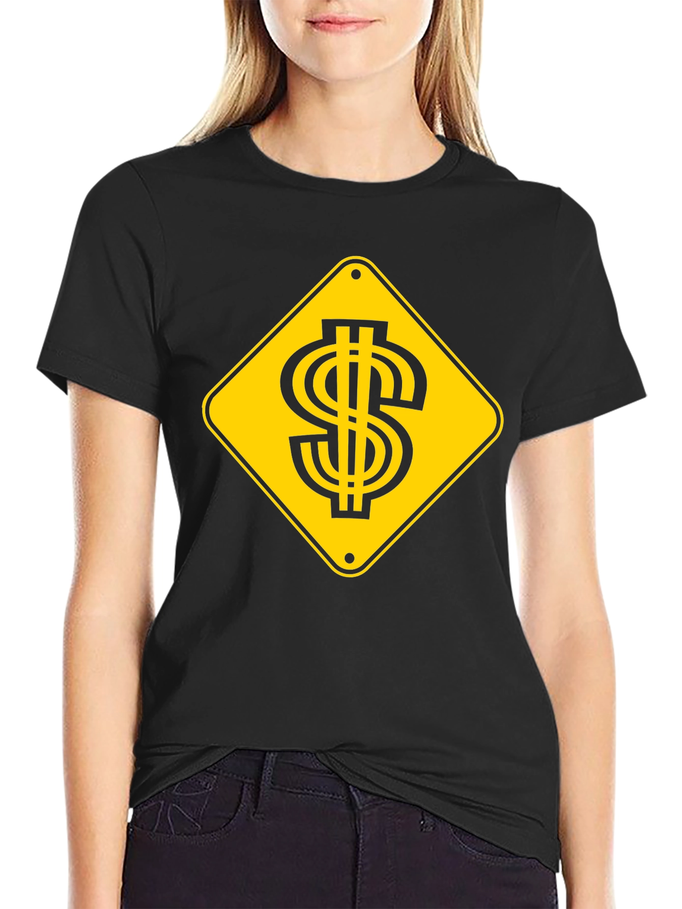 Dollar Sign Warning T-Shirt
