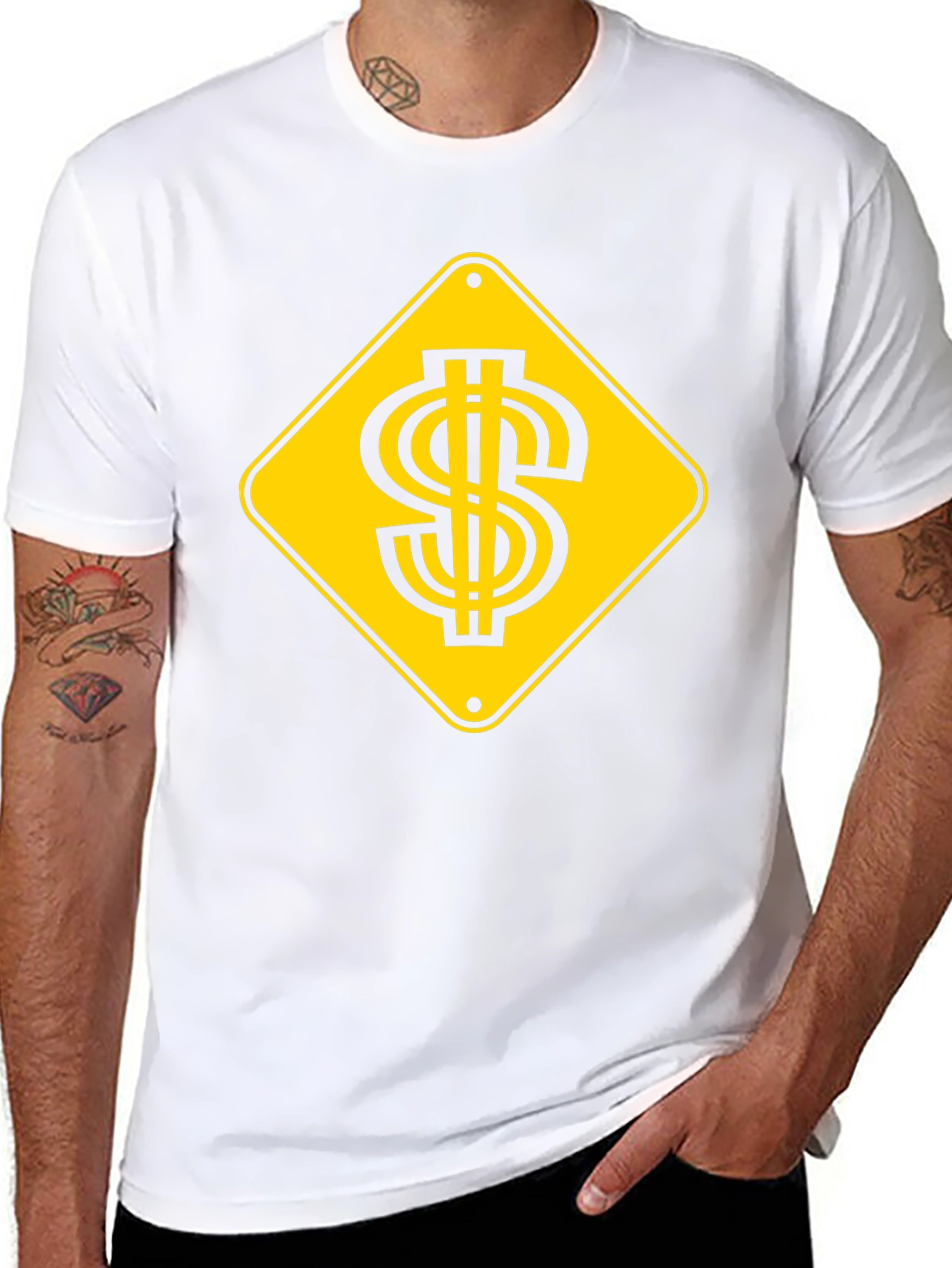 Dollar Sign Warning T-Shirt