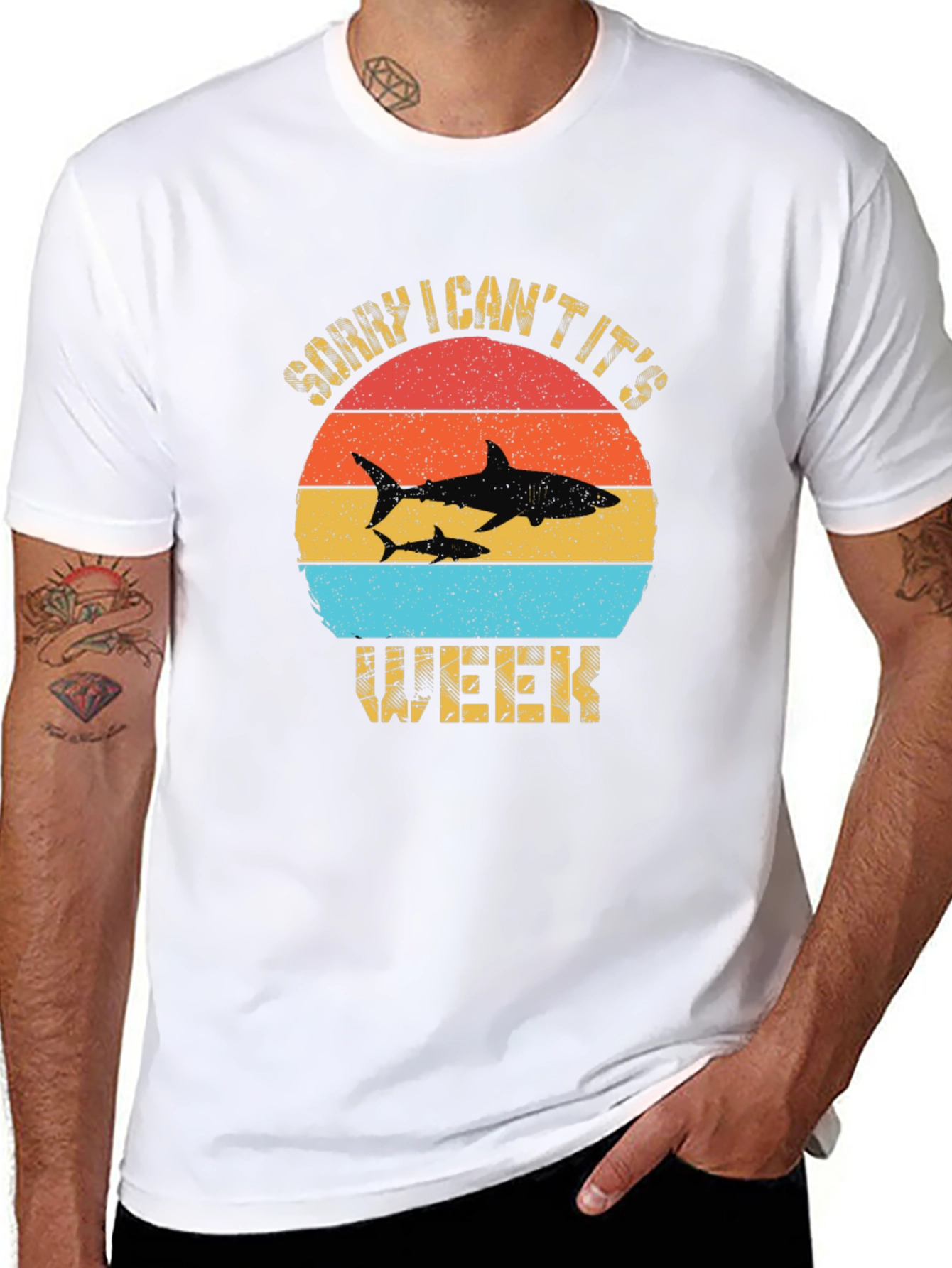 Shark Week T-Shirt Retro Graphic Tee