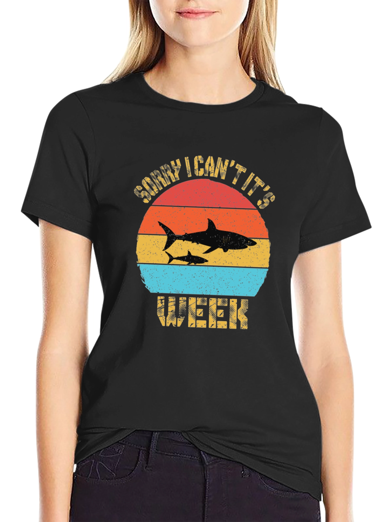 Shark Week T-Shirt Retro Graphic Tee