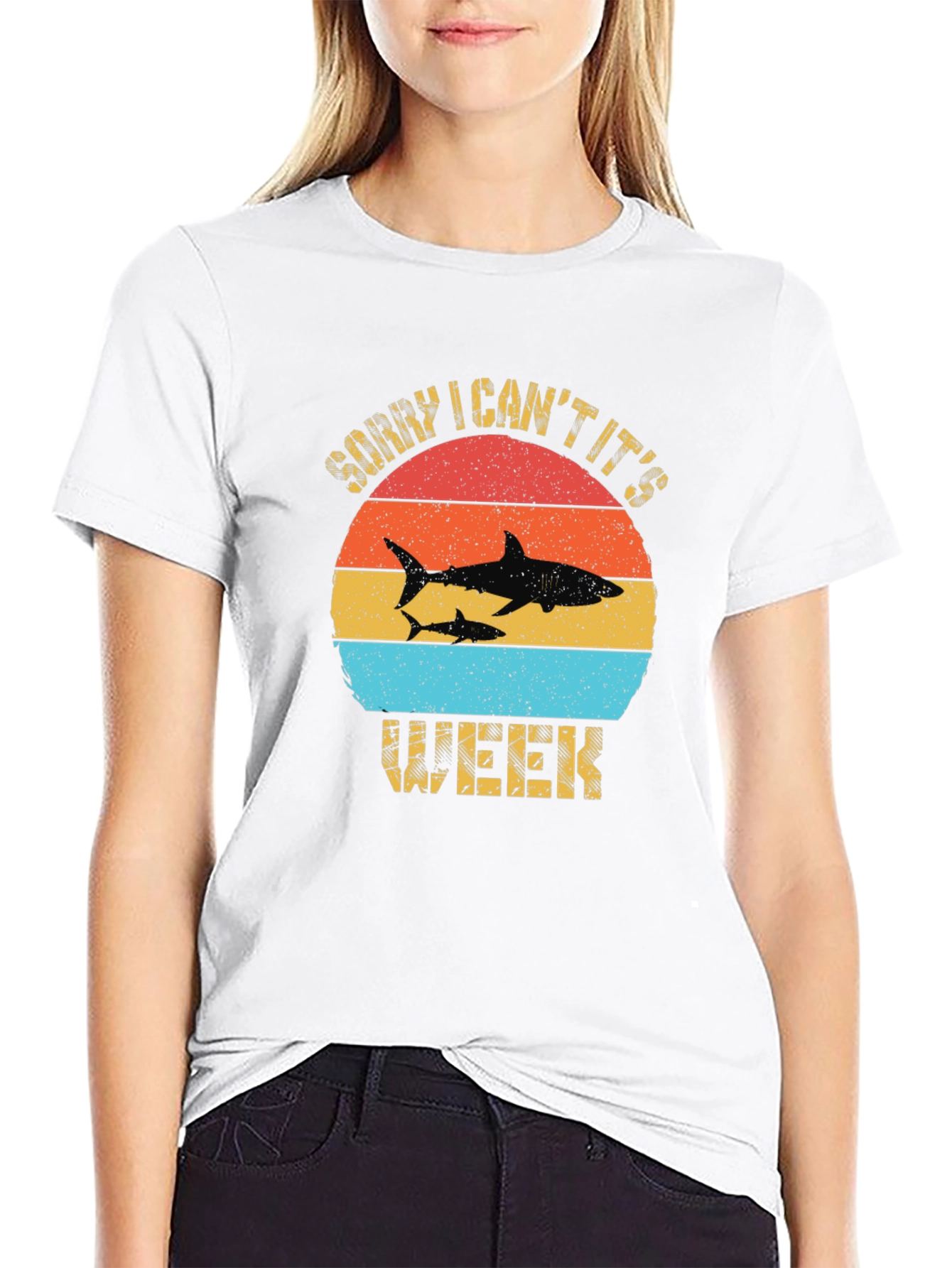 Shark Week T-Shirt Retro Graphic Tee