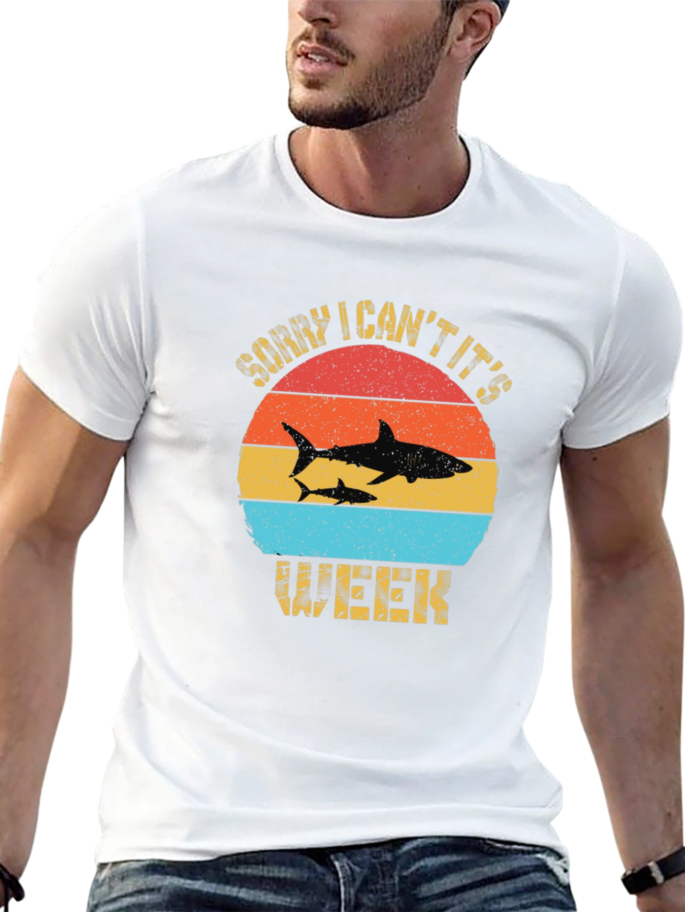 Shark Week T-Shirt Retro Graphic Tee