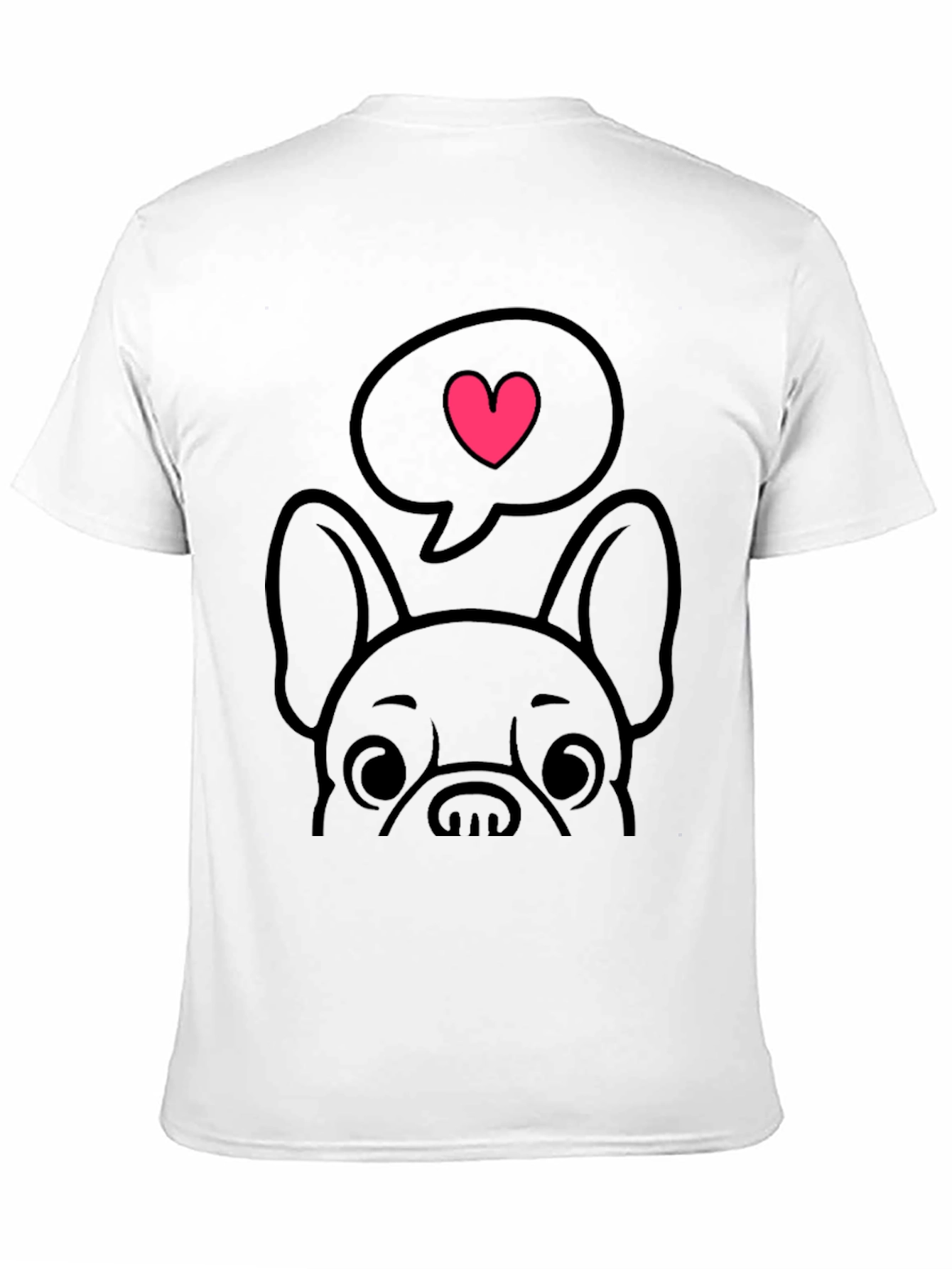Cute Dog Love Heart T-Shirt