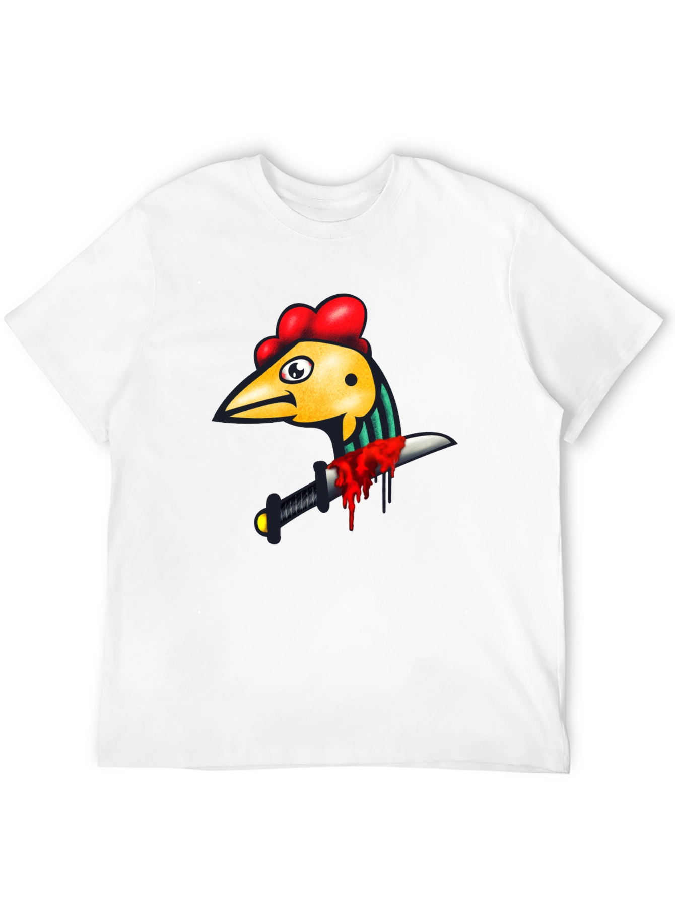 Chicken & Dagger Black T-Shirt