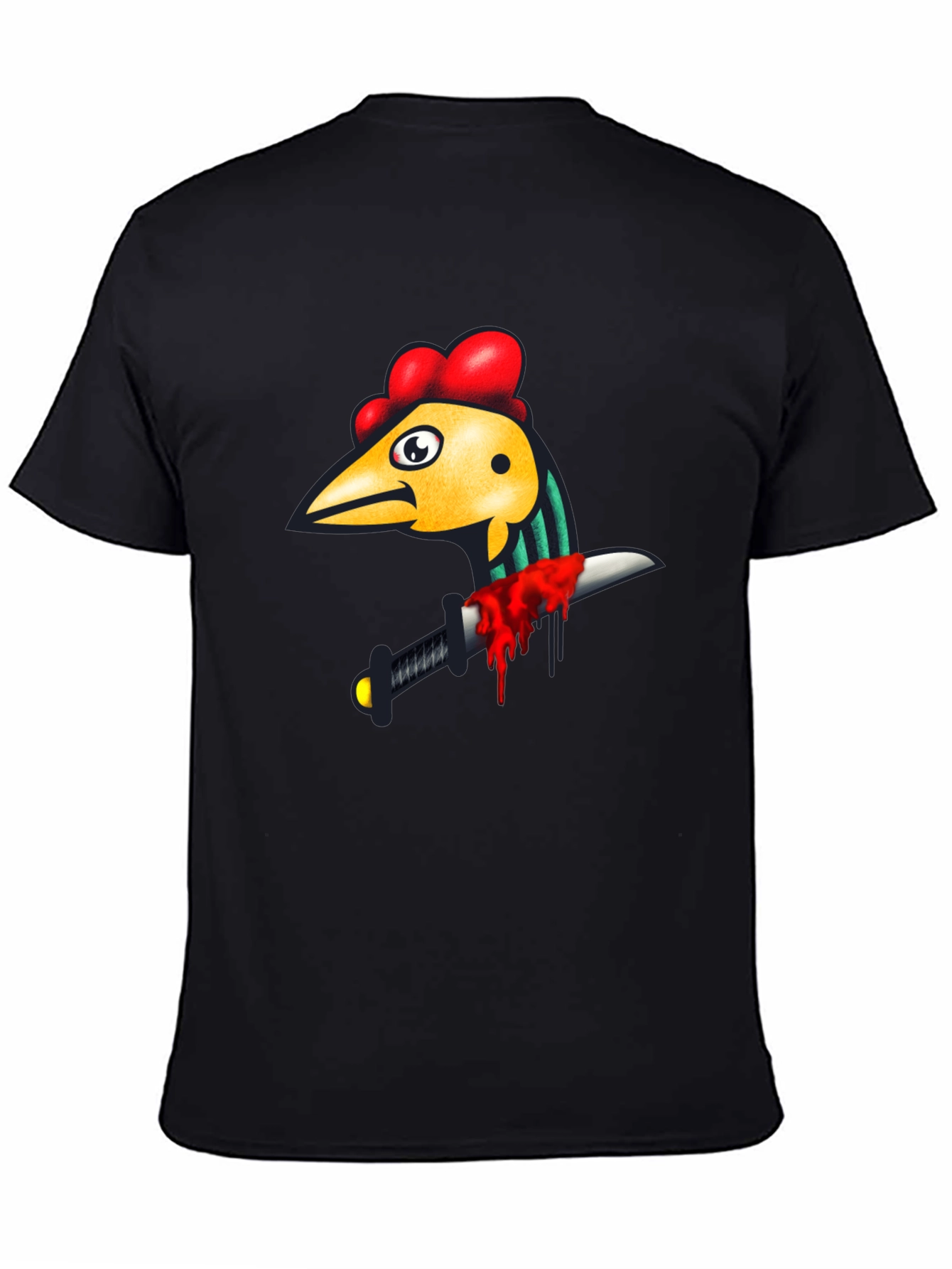 Chicken & Dagger Black T-Shirt