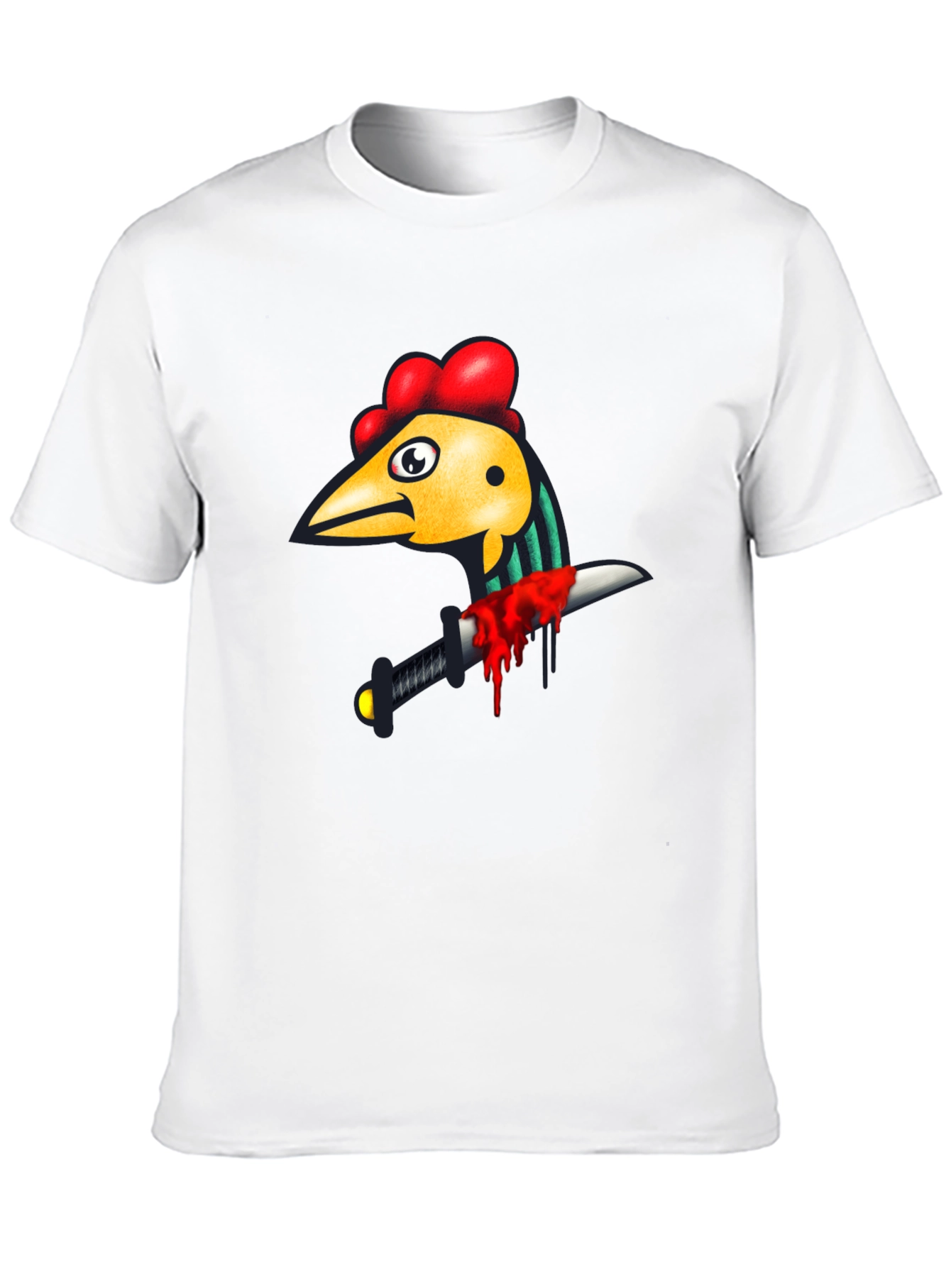 Chicken & Dagger Black T-Shirt