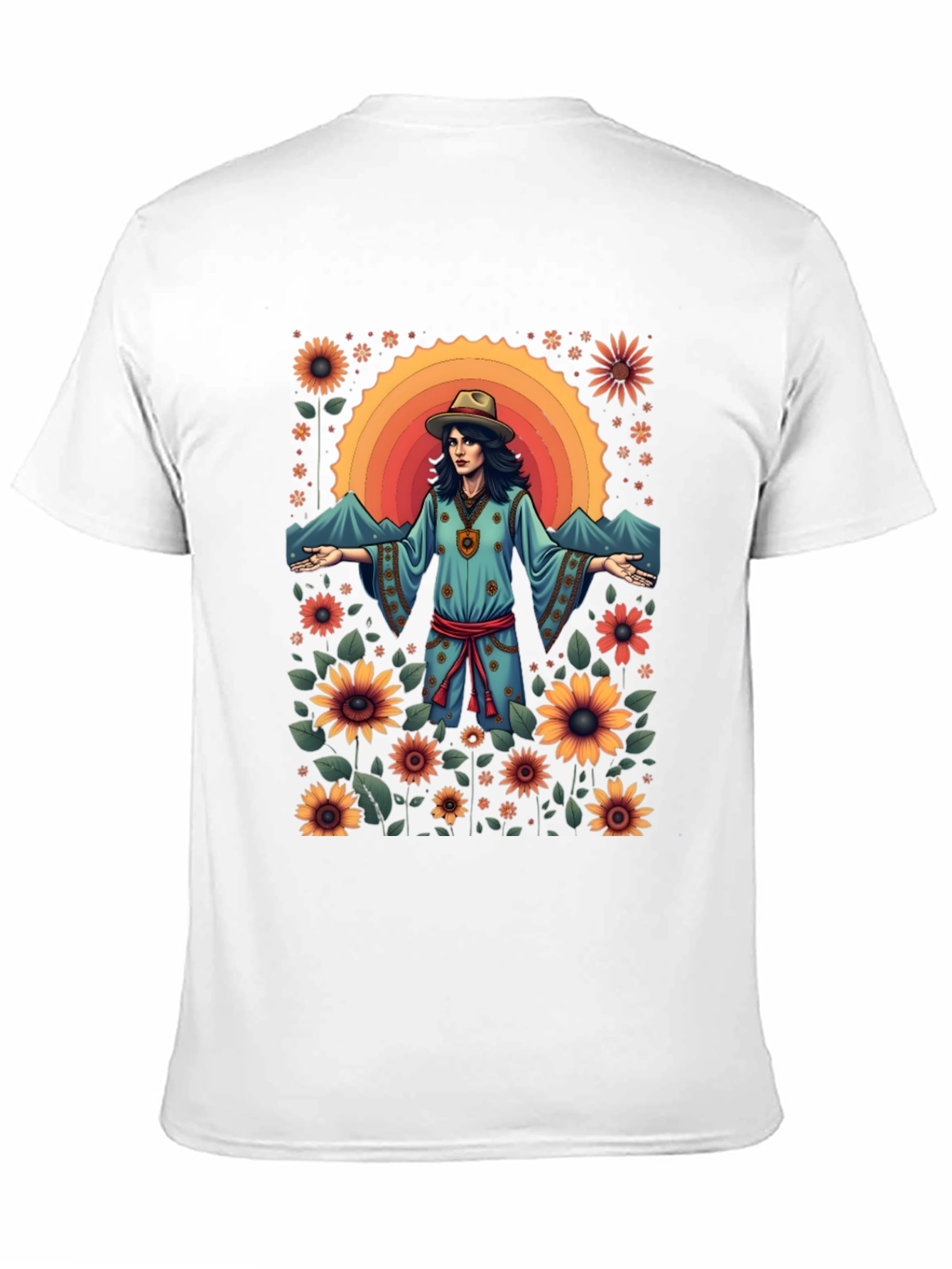 Retro Sunflower Graphic Tee
