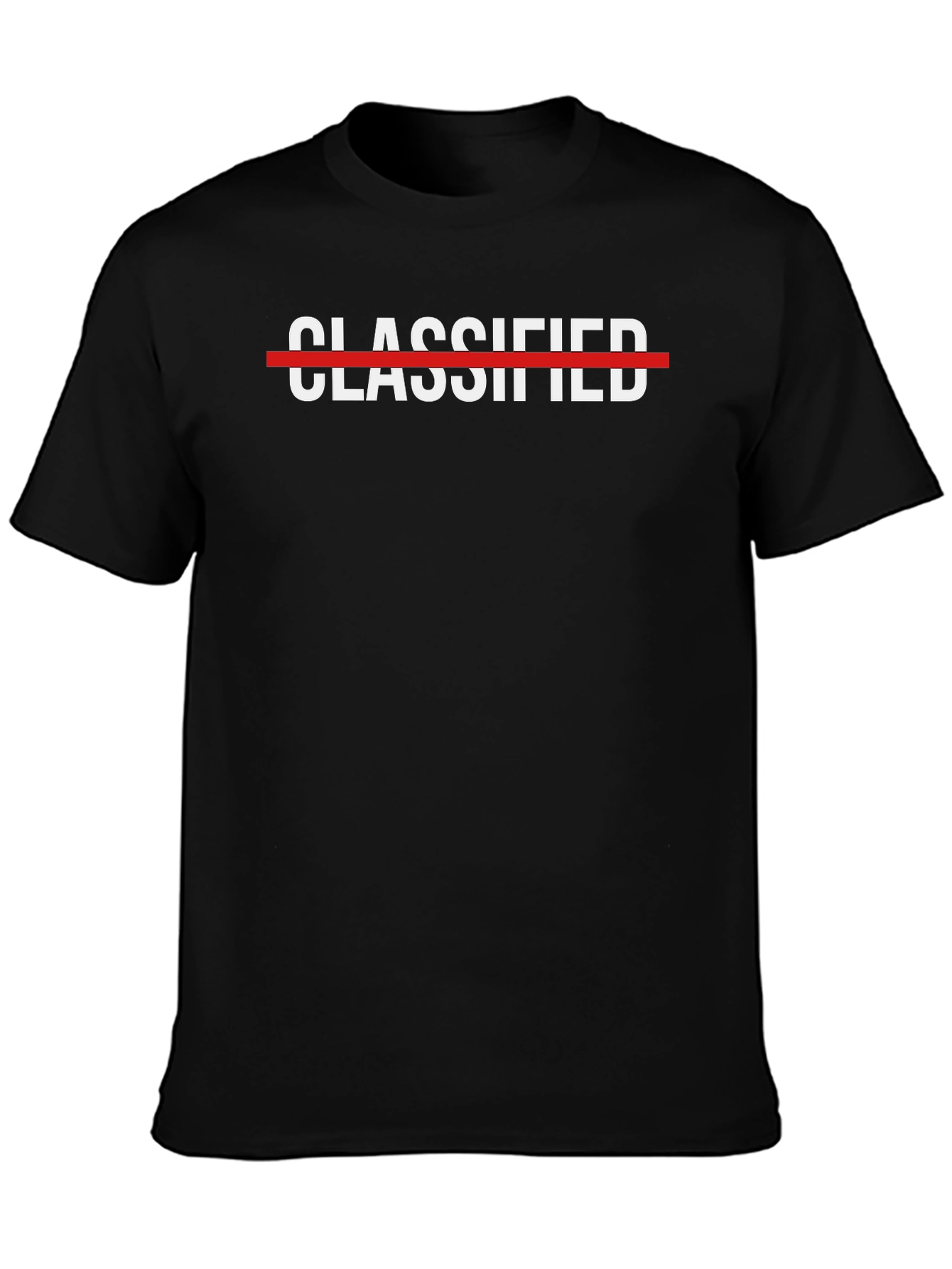 Classified Graphic T-Shirt - Bold Statement Tee