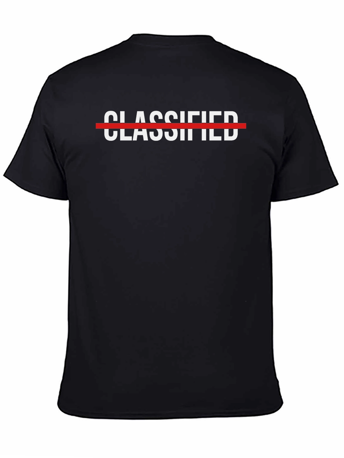 Classified Graphic T-Shirt - Bold Statement Tee