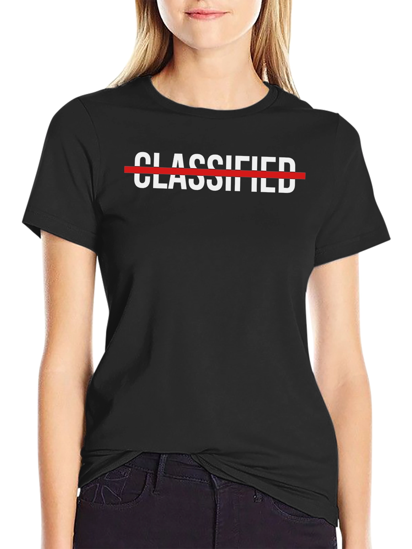 Classified Graphic T-Shirt - Bold Statement Tee