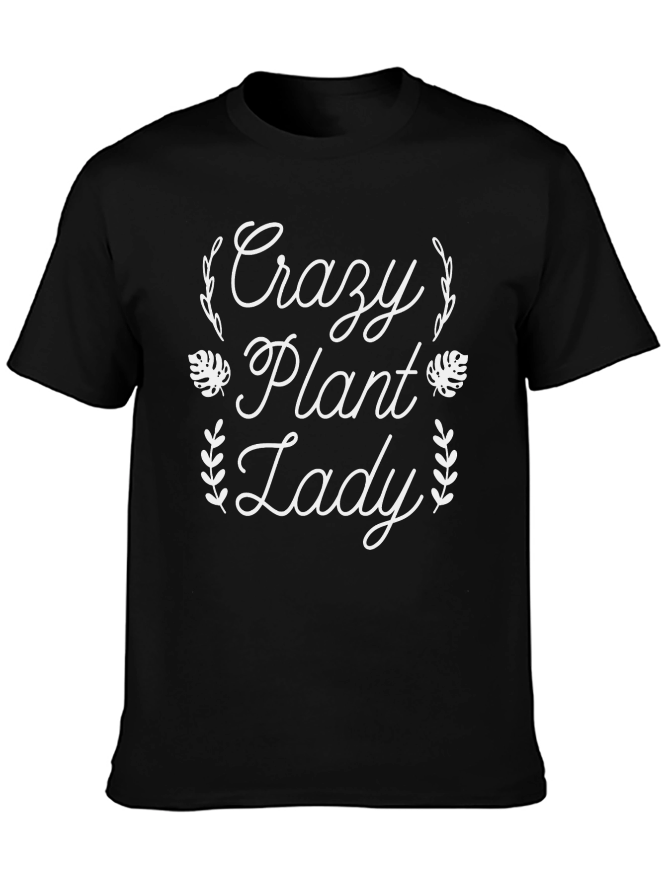 Crazy Plant Lady T-Shirt - Black