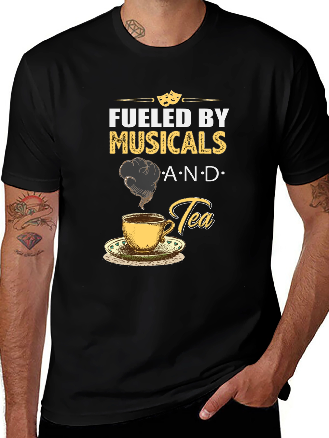 Fueled by Musicals and Tea T-Shirt