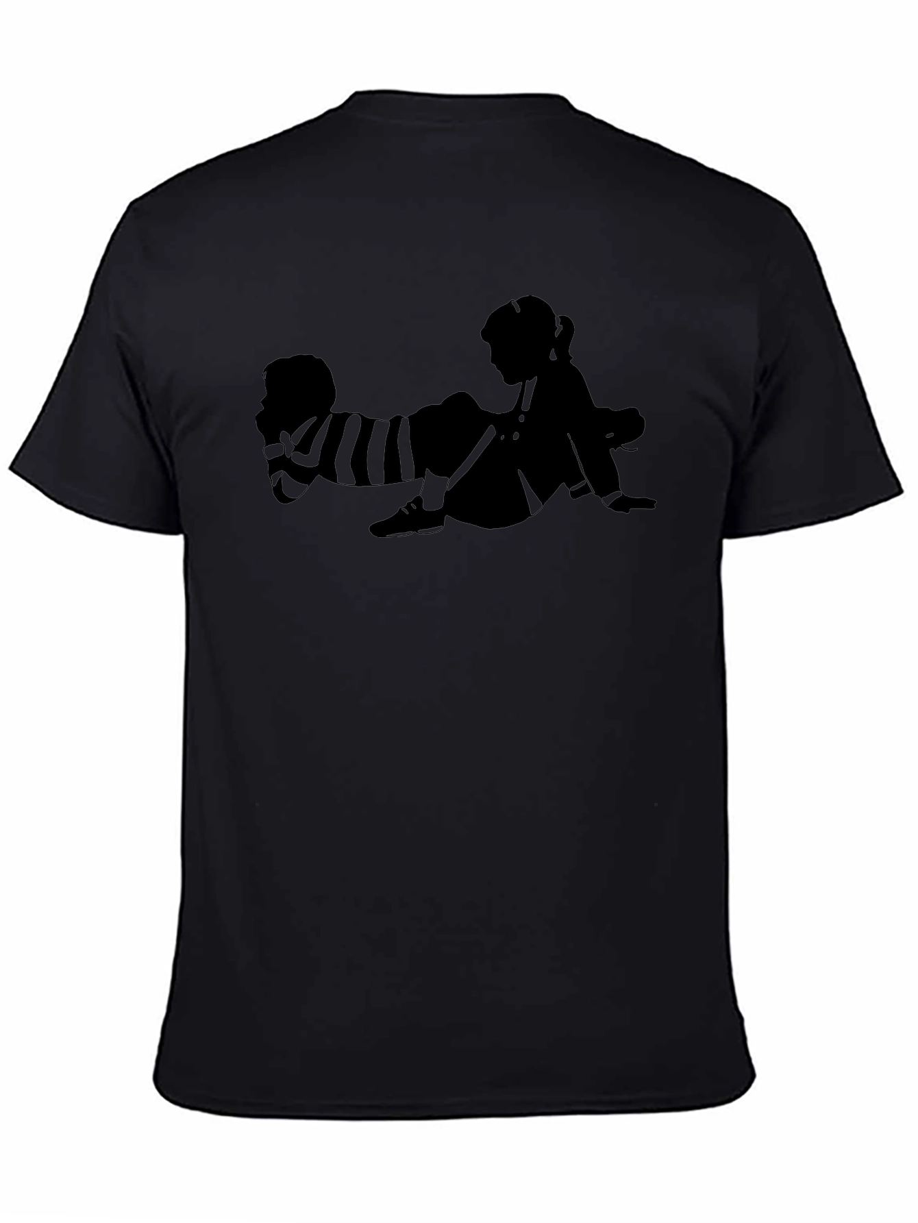 Retro Kids Graphic T-Shirt - Black Cotton Tee
