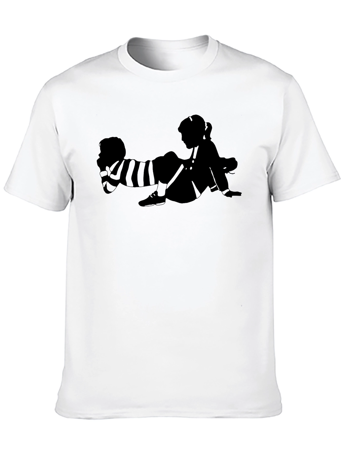 Retro Kids Graphic T-Shirt - Black Cotton Tee