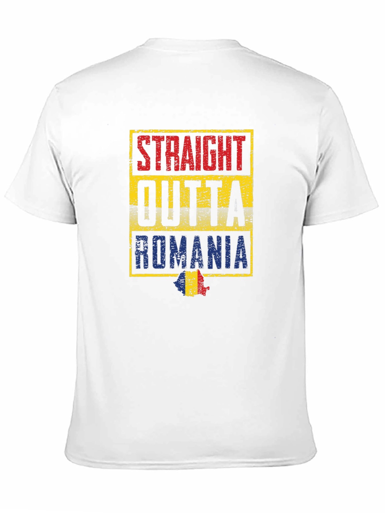 Straight Outta Romania T-Shirt - Romanian Pride