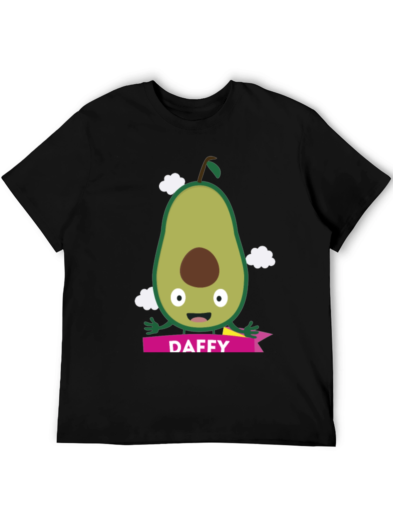 Daffy Avocado Cartoon Graphic T-Shirt