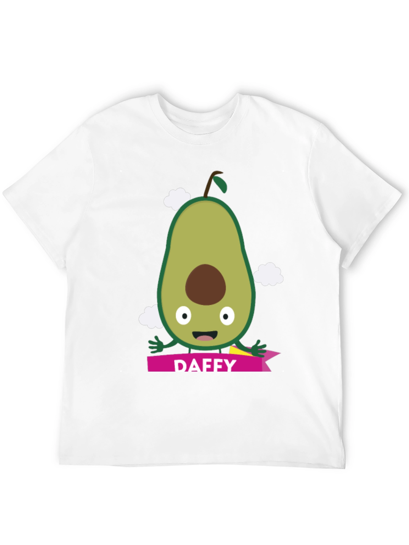 Daffy Avocado Cartoon Graphic T-Shirt