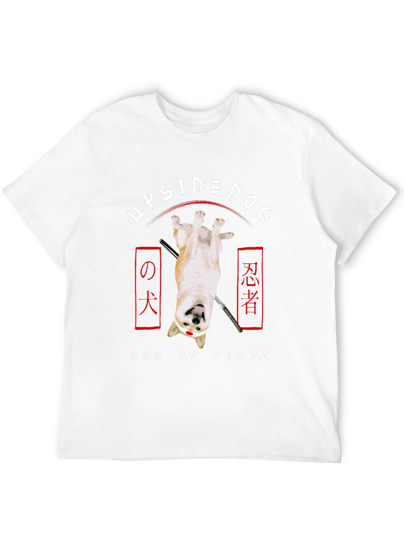 Upside Down Dog of Ninja T-Shirt