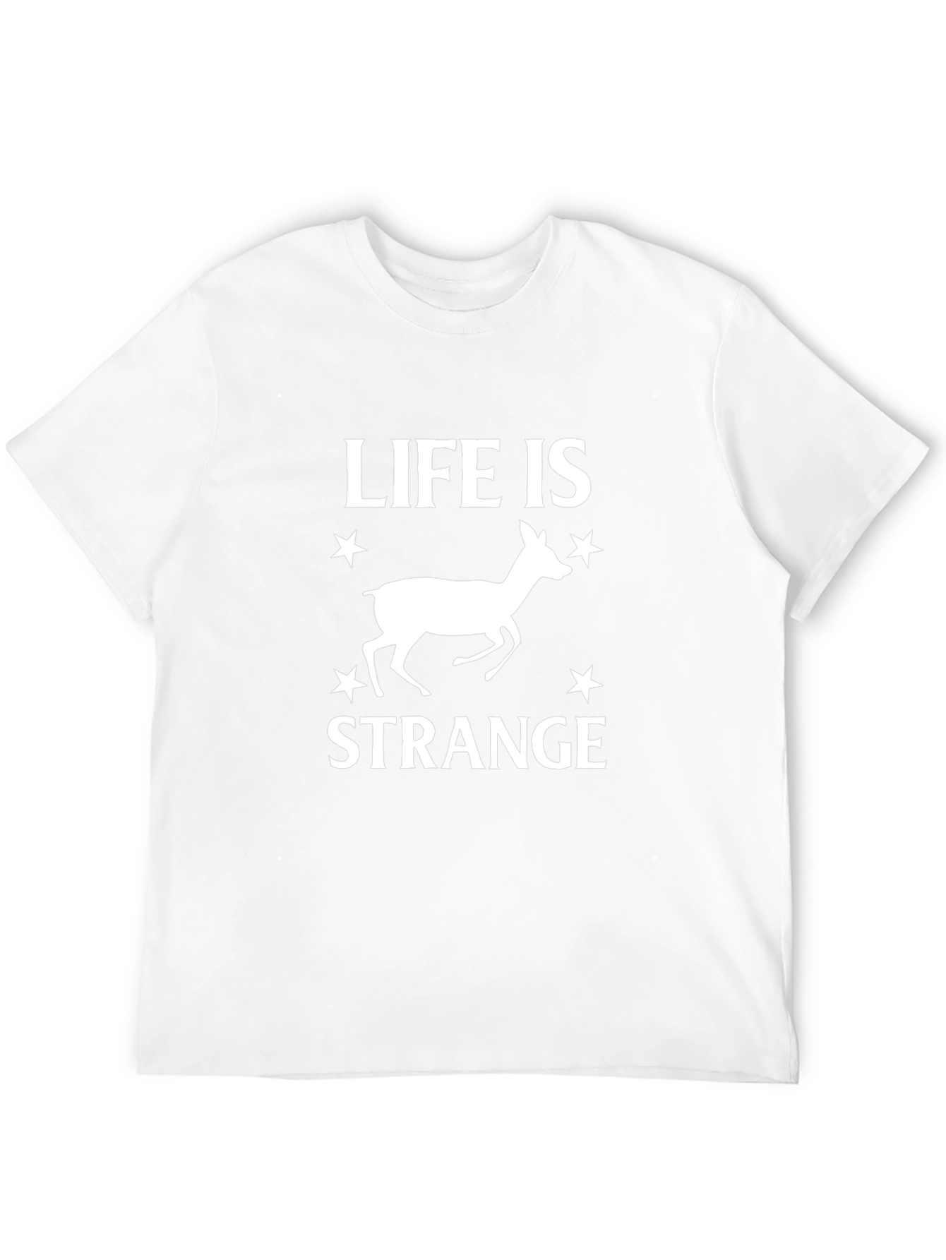 Life is Strange Deer Graphic T-Shirt - Black
