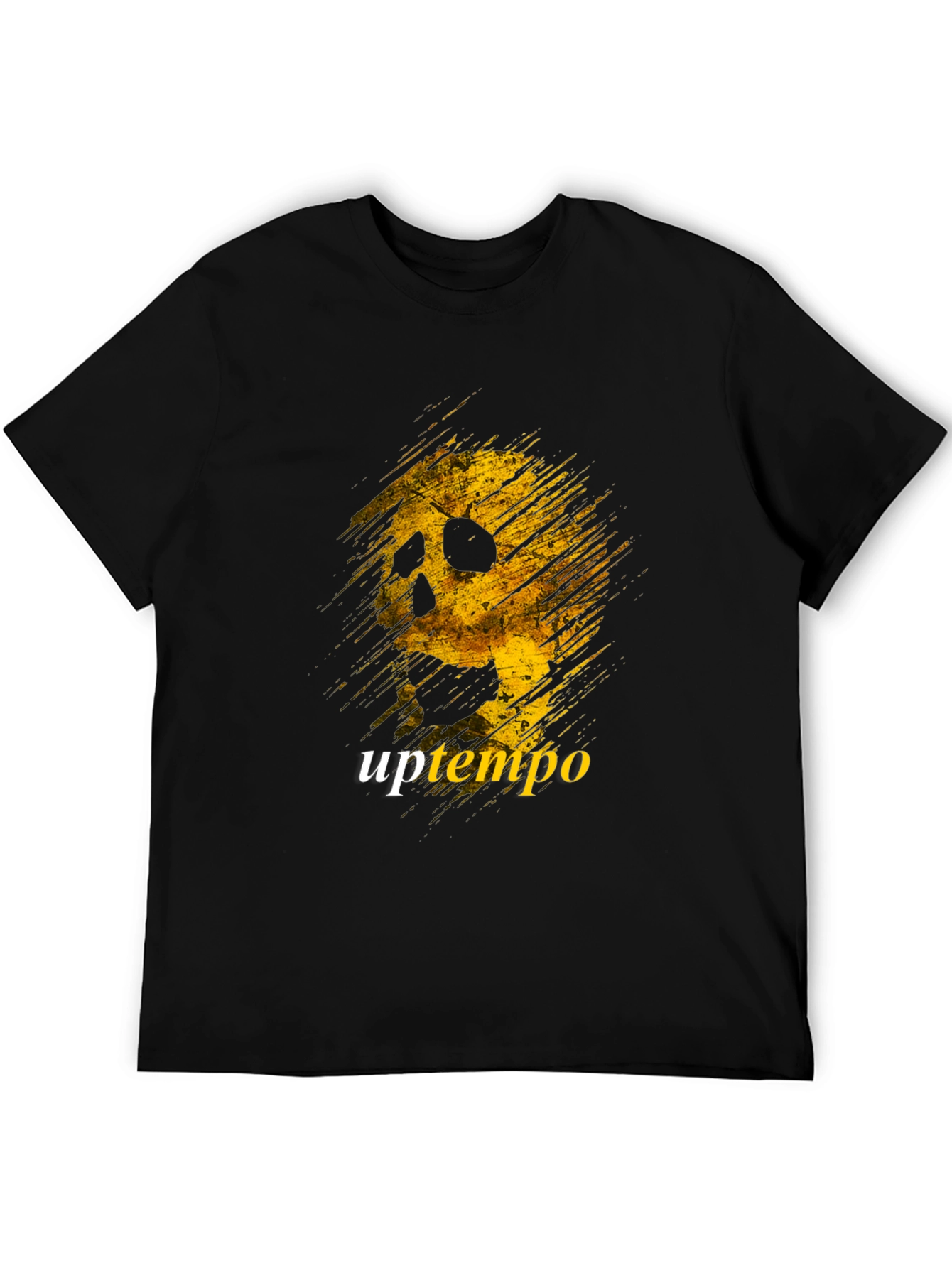 Uptempo Skull Graphic Black T-Shirt