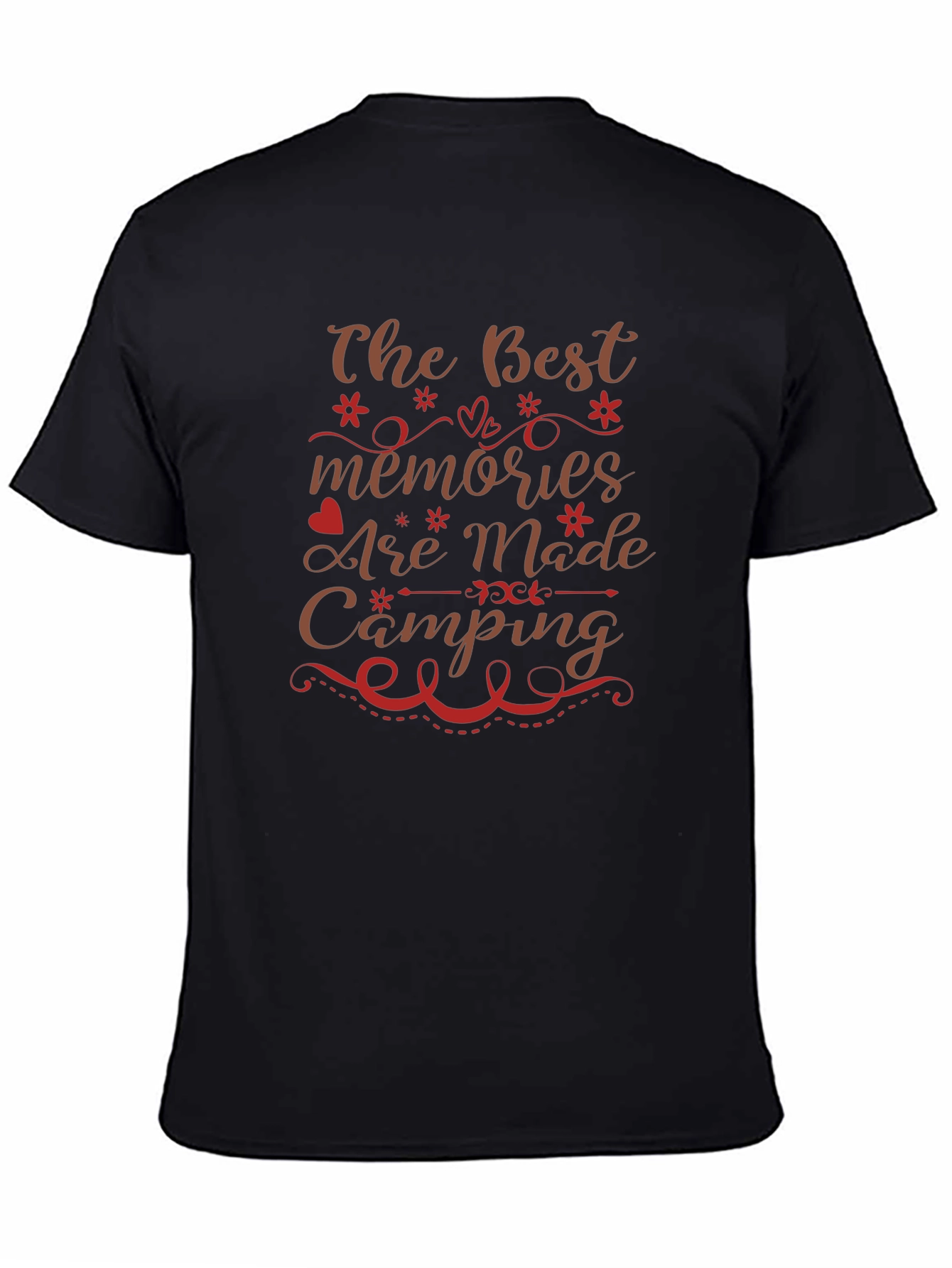Camping Memories Graphic Tee - Black