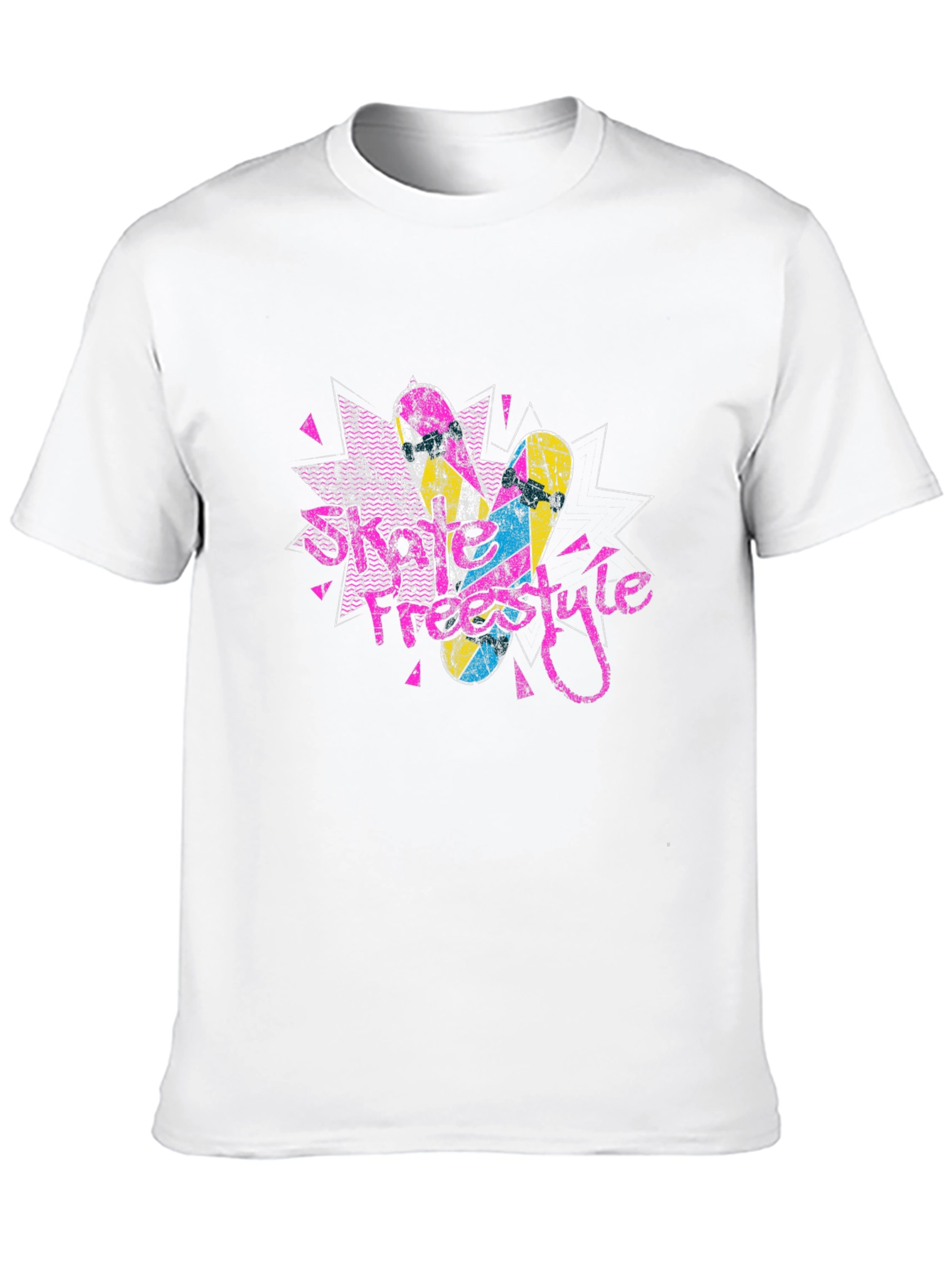 Skate Freestyle Graphic Black T-Shirt