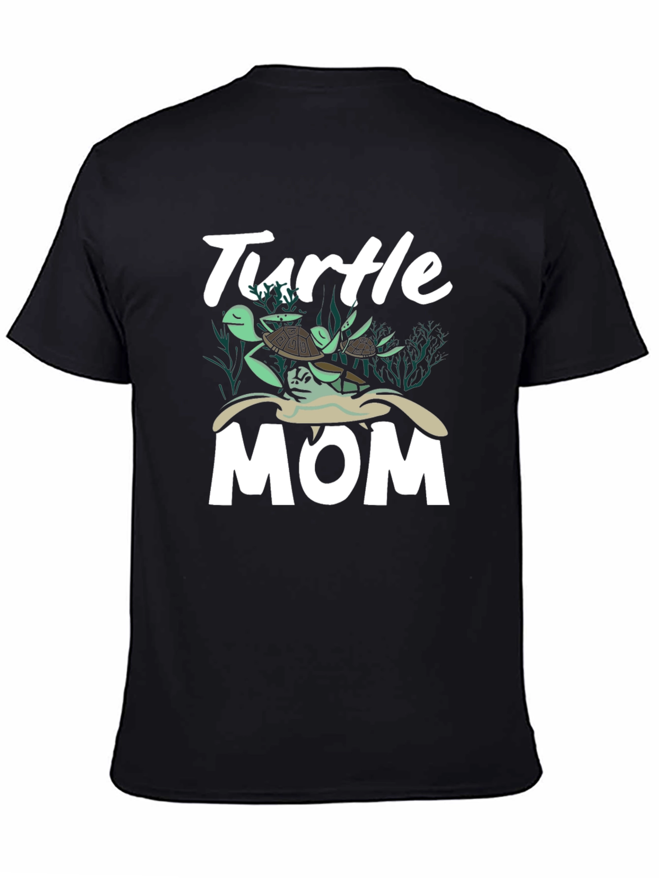 Turtle Mom T-Shirt - Sea Life Graphic Tee