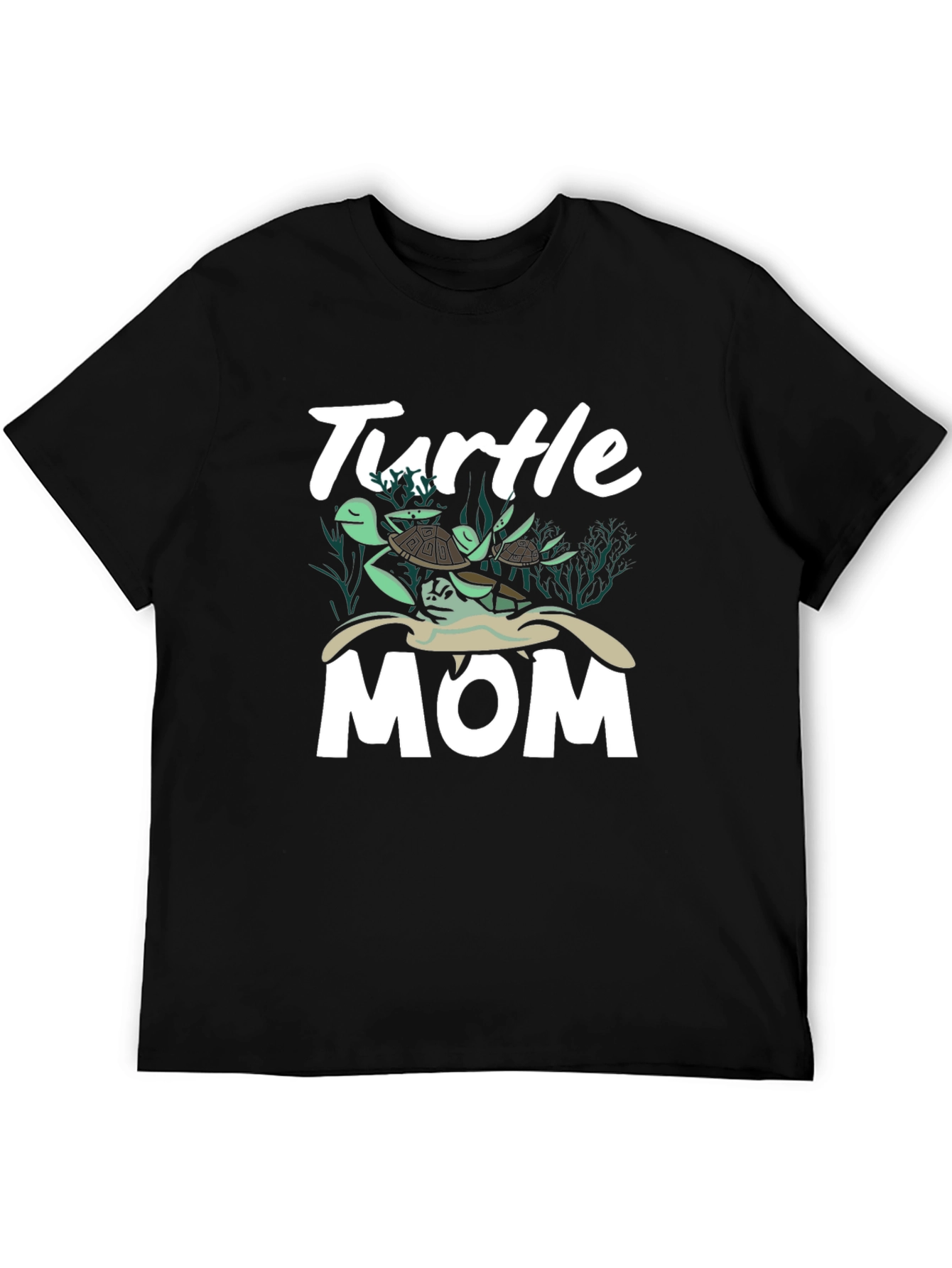 Turtle Mom T-Shirt - Sea Life Graphic Tee