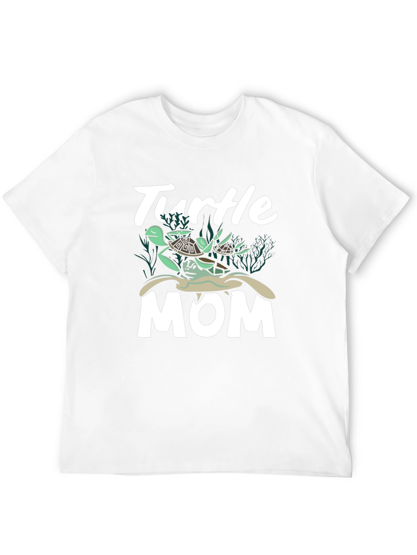 Turtle Mom T-Shirt - Sea Life Graphic Tee