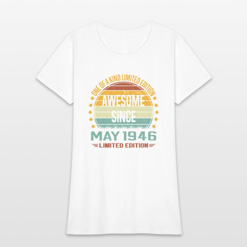 77 Year Awesome Since May 1946 77Th