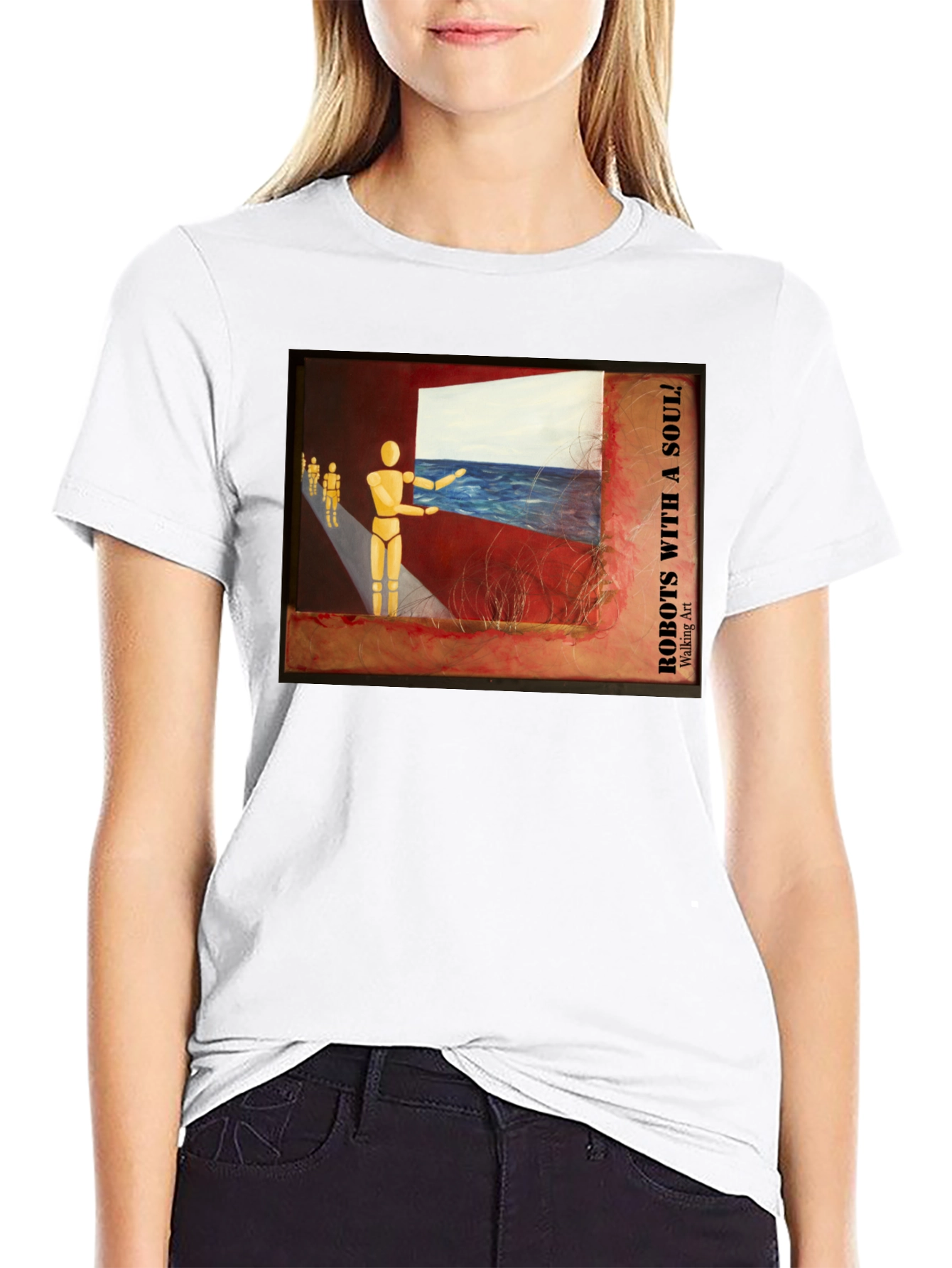 Robots With a Soul Graphic T-Shirt