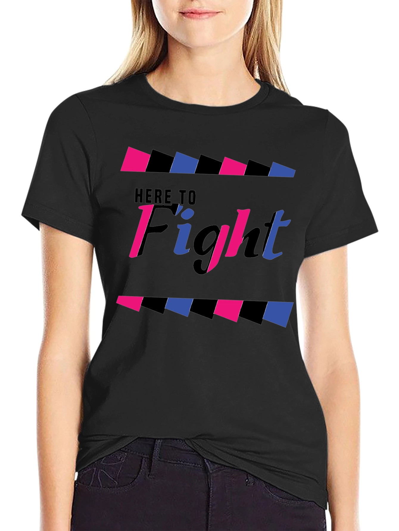 Here to Fight Graphic T-Shirt