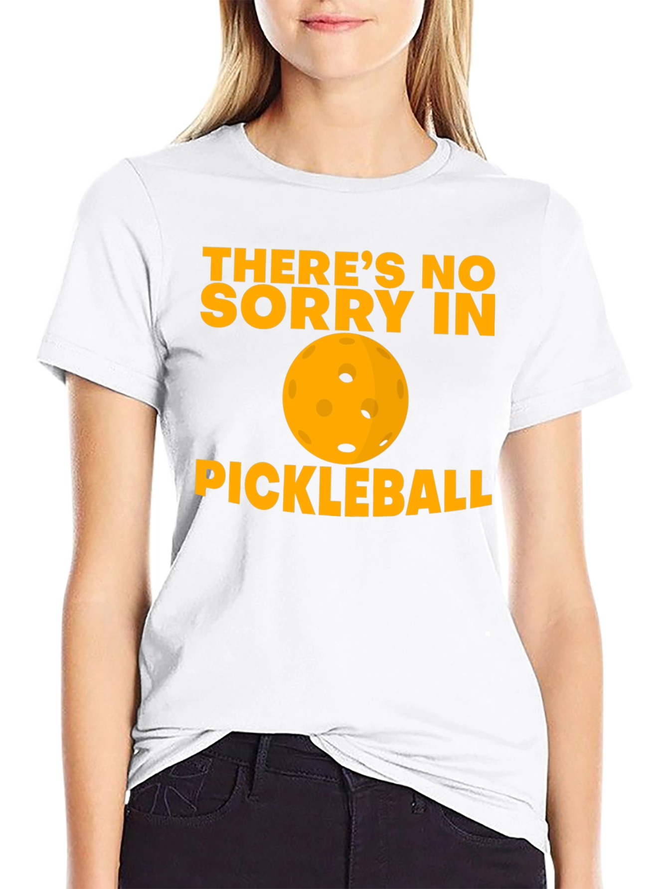 Funny Pickleball T-Shirt - No Sorry