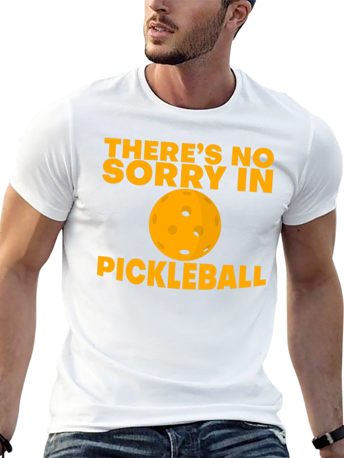 Funny Pickleball T-Shirt - No Sorry