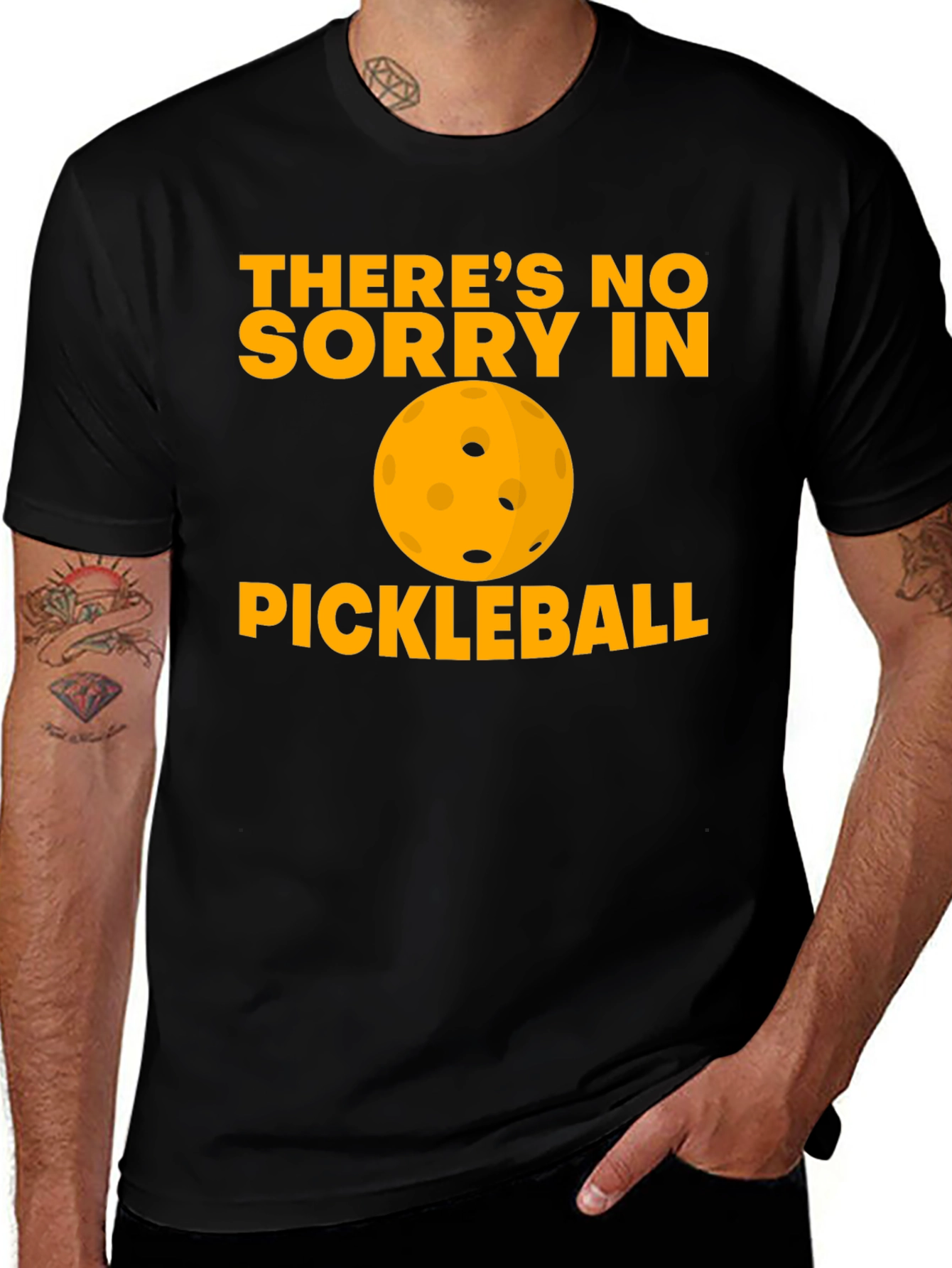 Funny Pickleball T-Shirt - No Sorry