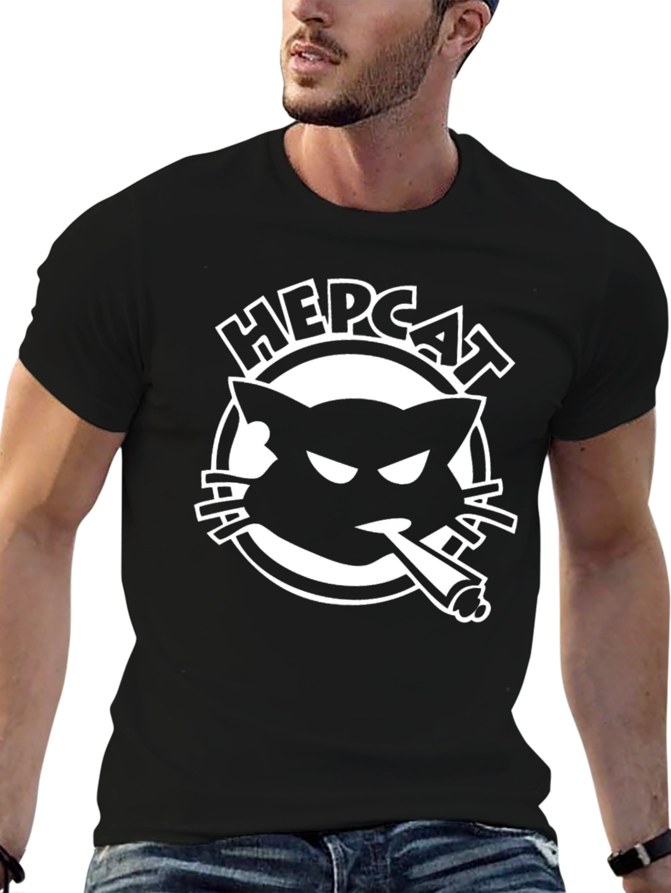 Hepcat Smoking Cat T-Shirt