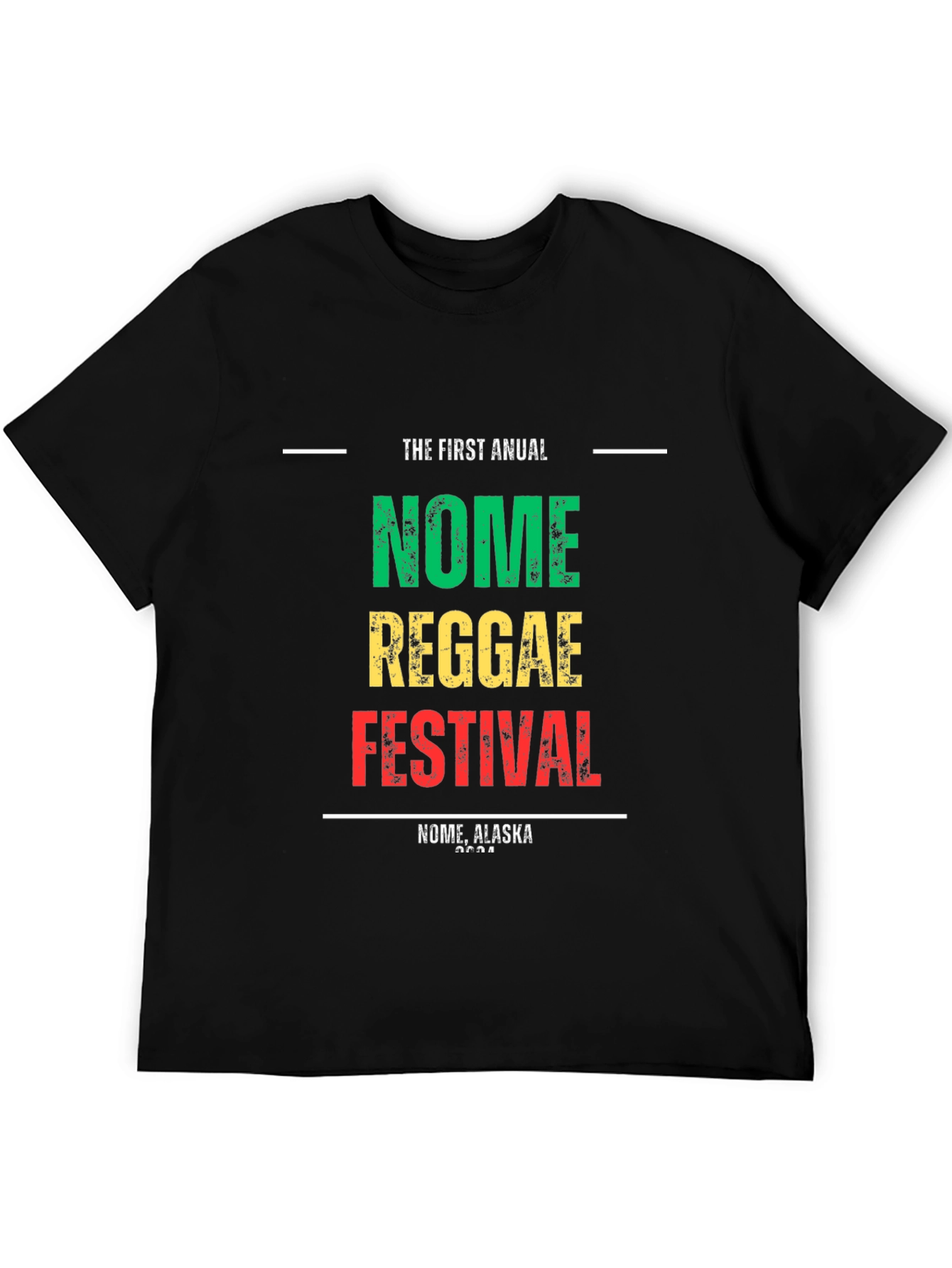 Nome Reggae Festival T-Shirt - First Annual