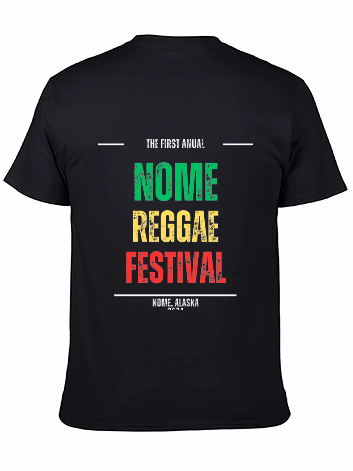 Nome Reggae Festival T-Shirt - First Annual