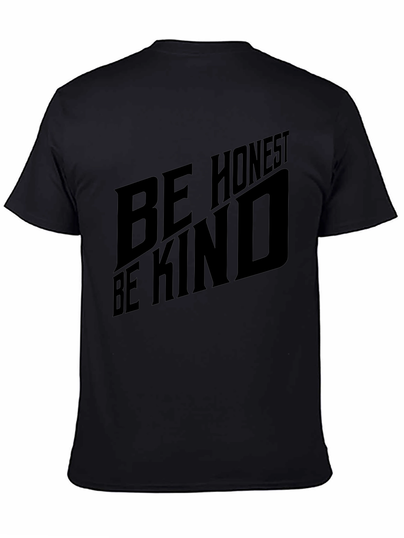 Be Honest Be Kind Black Graphic Tee