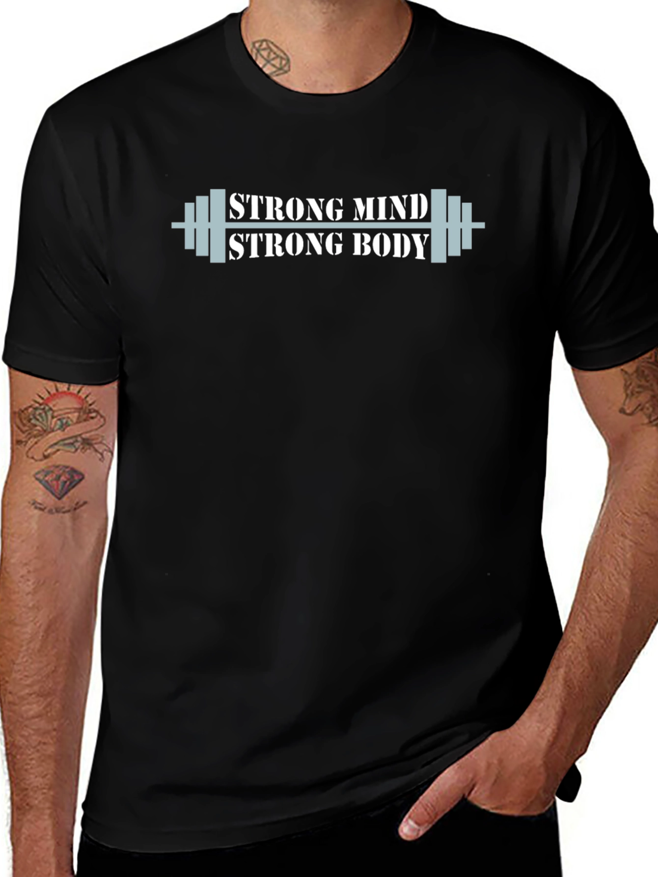Strong Mind Strong Body Gym Workout T-Shirt
