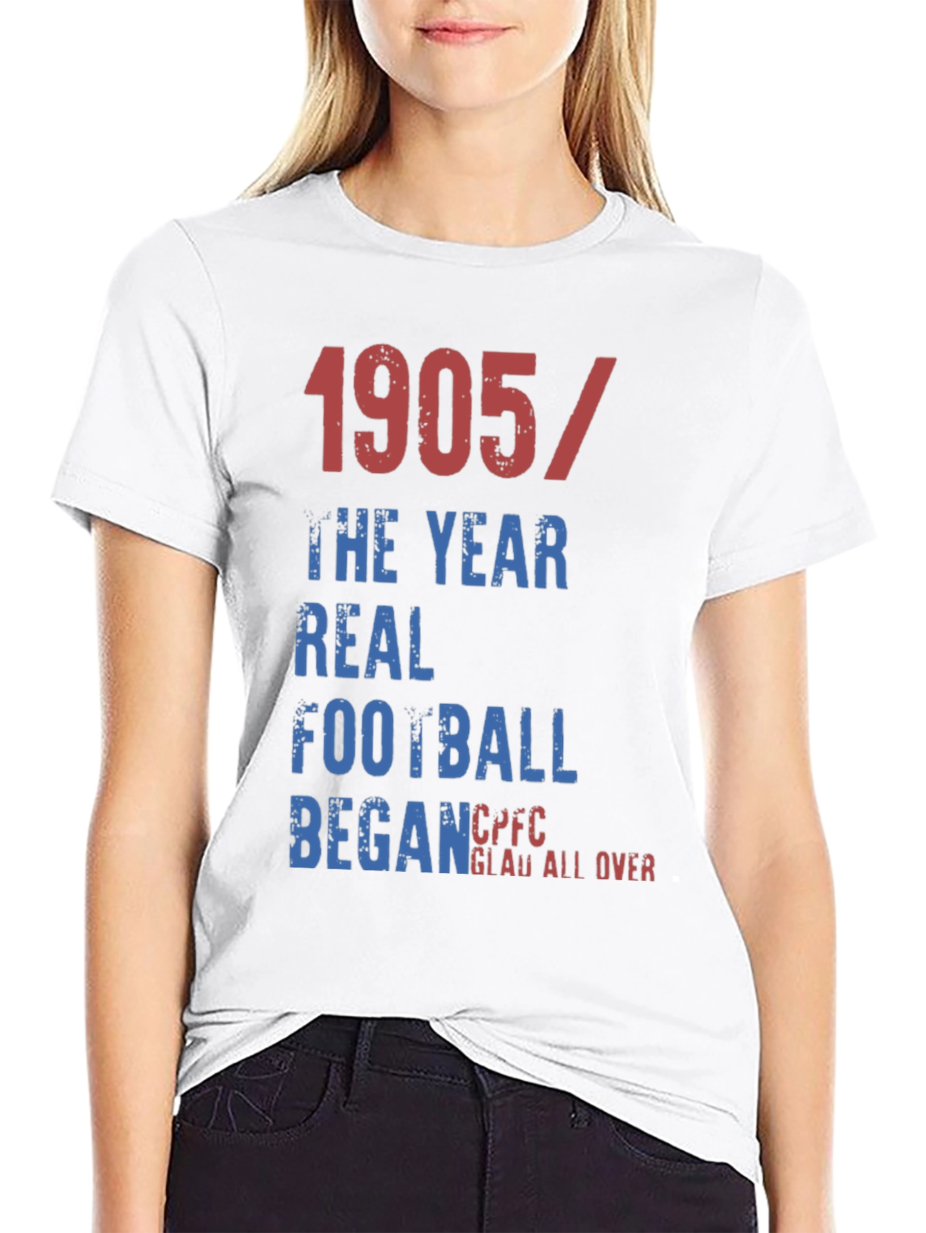 1905 Real Football T-Shirt - CPFC Glau All Over